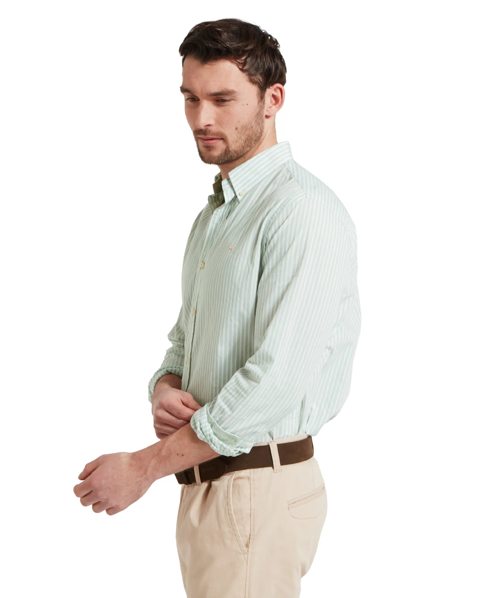 Holme Shirt - Aqua Sage