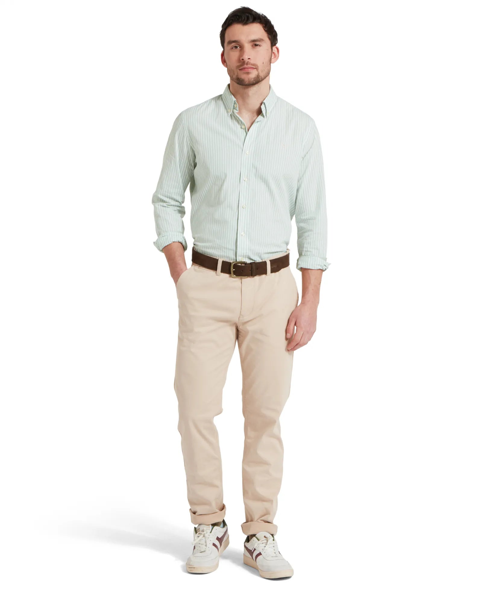 Holme Shirt - Aqua Sage