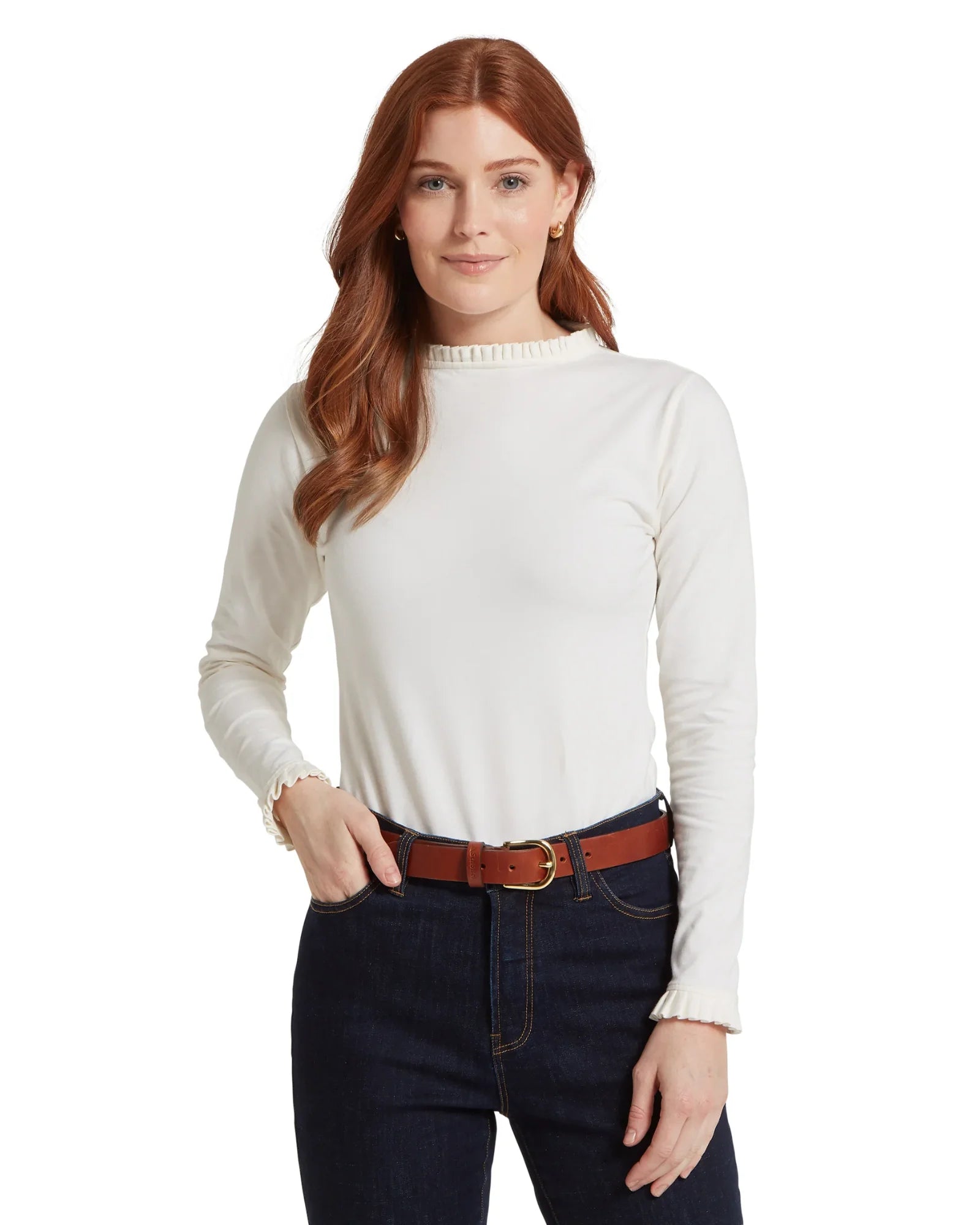 Ilkley Top - Soft White