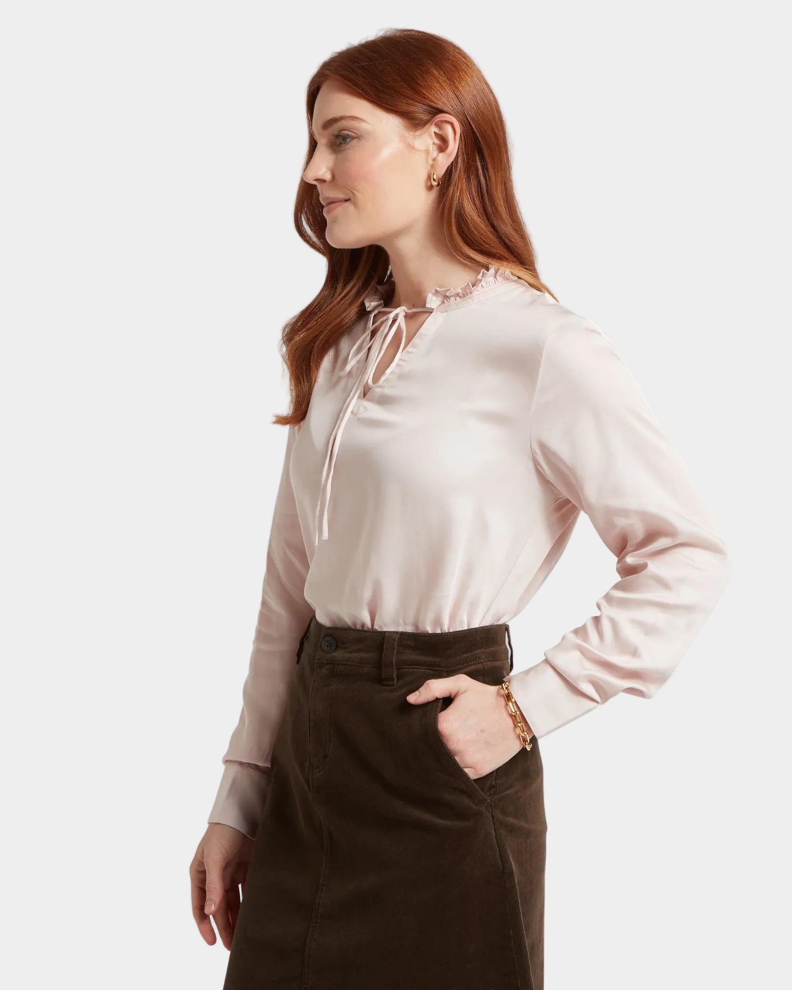 Kersey Blouse - Hushed Violet