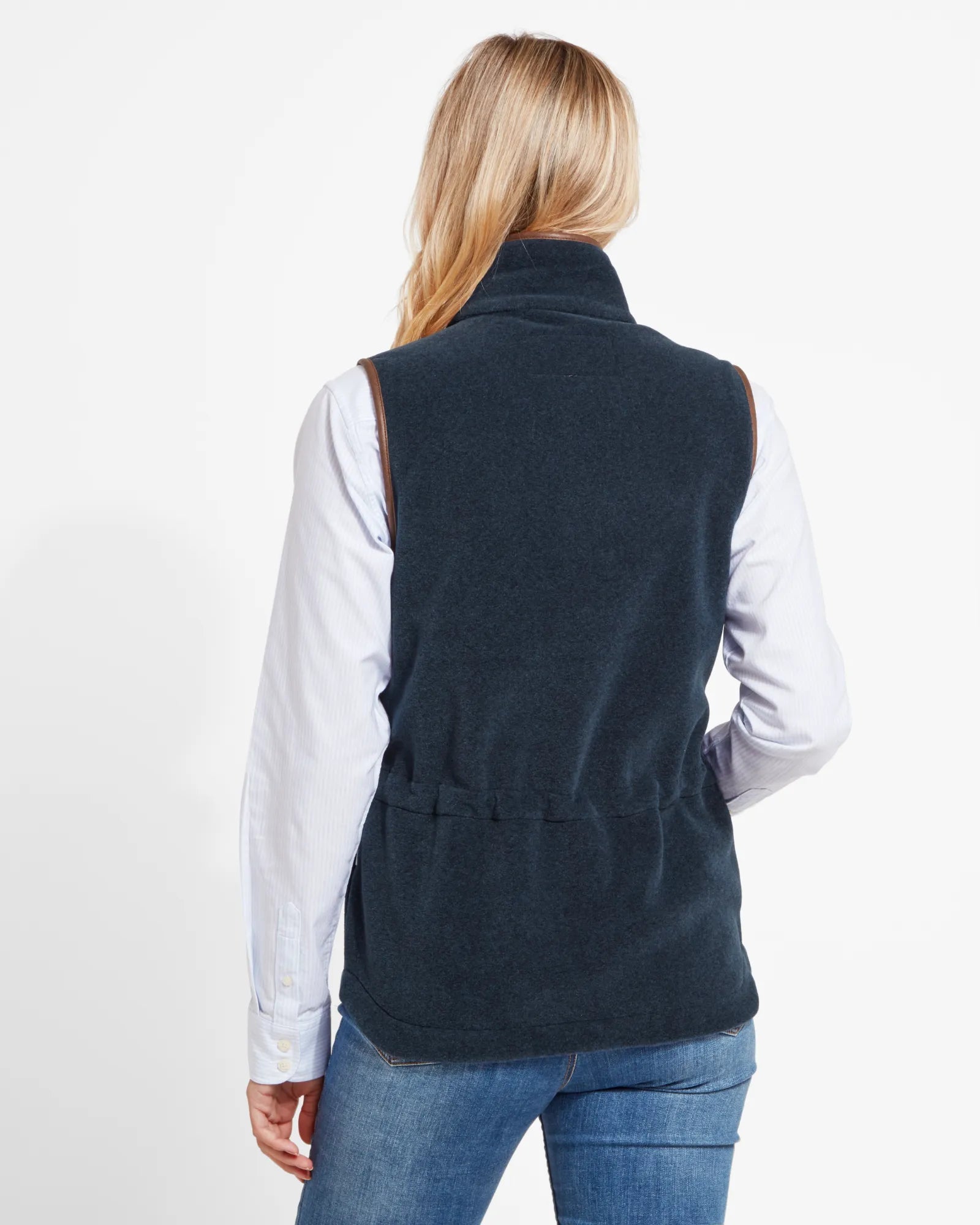 Lyndon Fleece Gilet - Petrol Blue