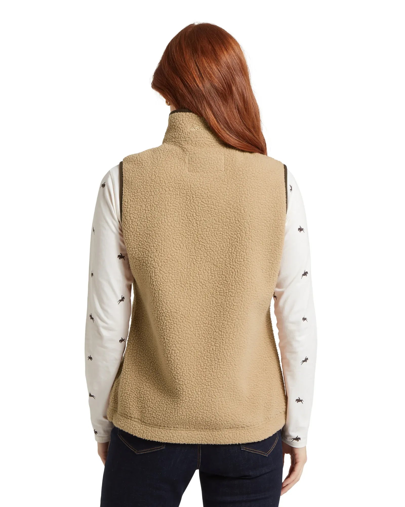 Lyndon Retro Fleece Gilet - Tan