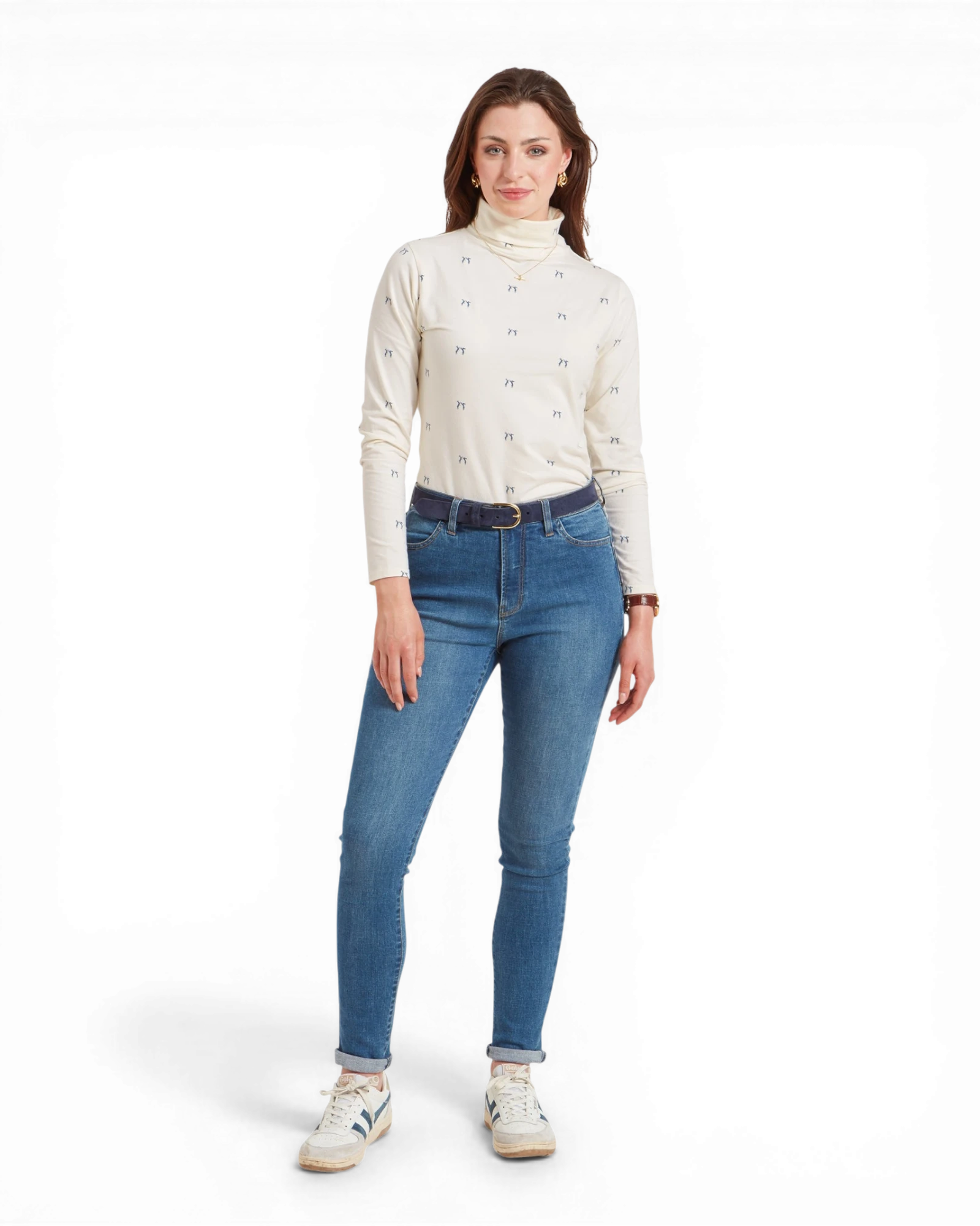 Malham Top - Vintage Navy Hare