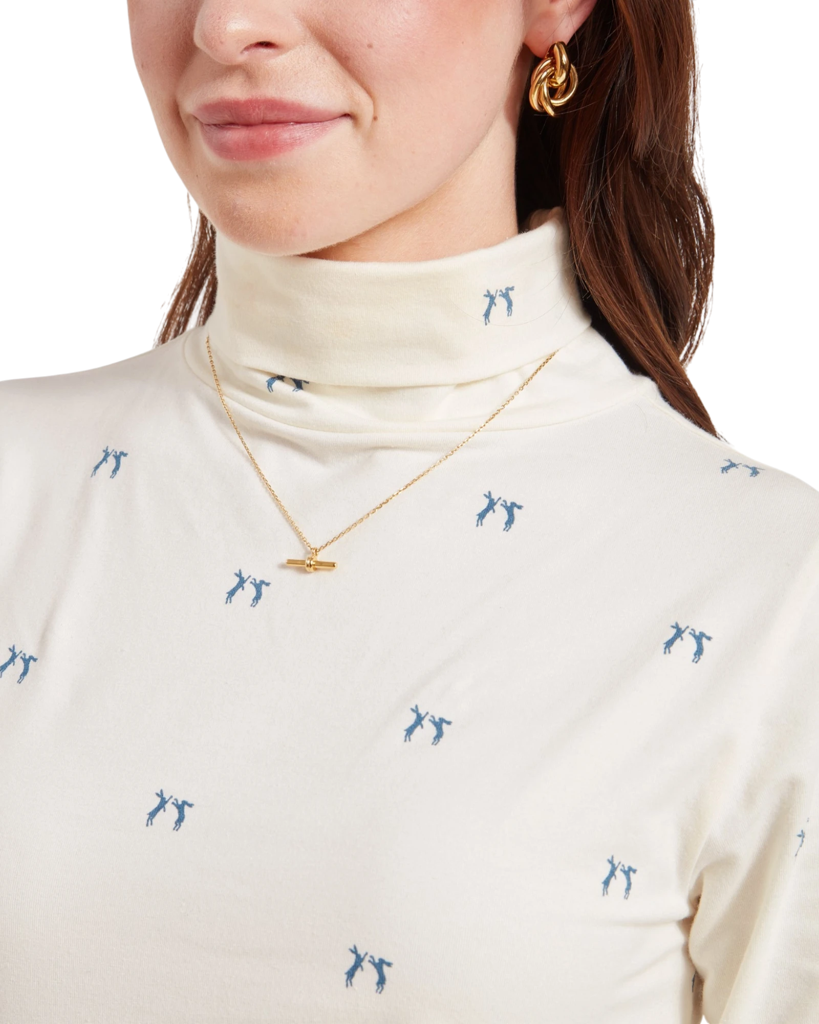 Malham Top - Vintage Navy Hare