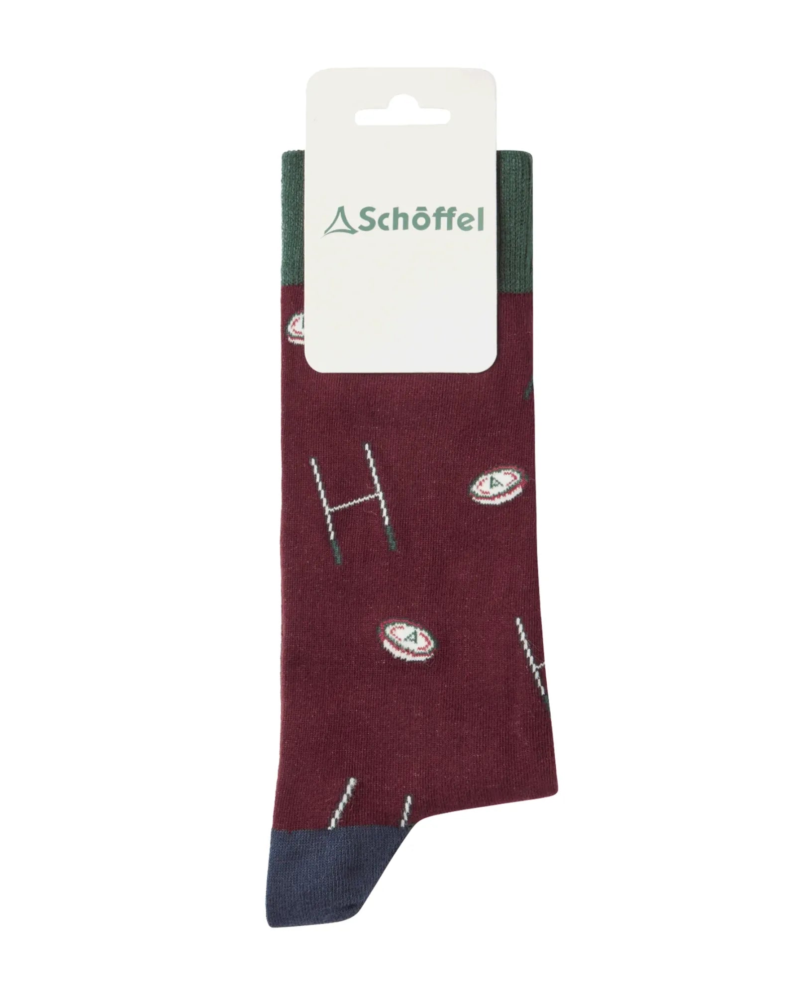 Men's Cotton Socks - Woodland Rugby