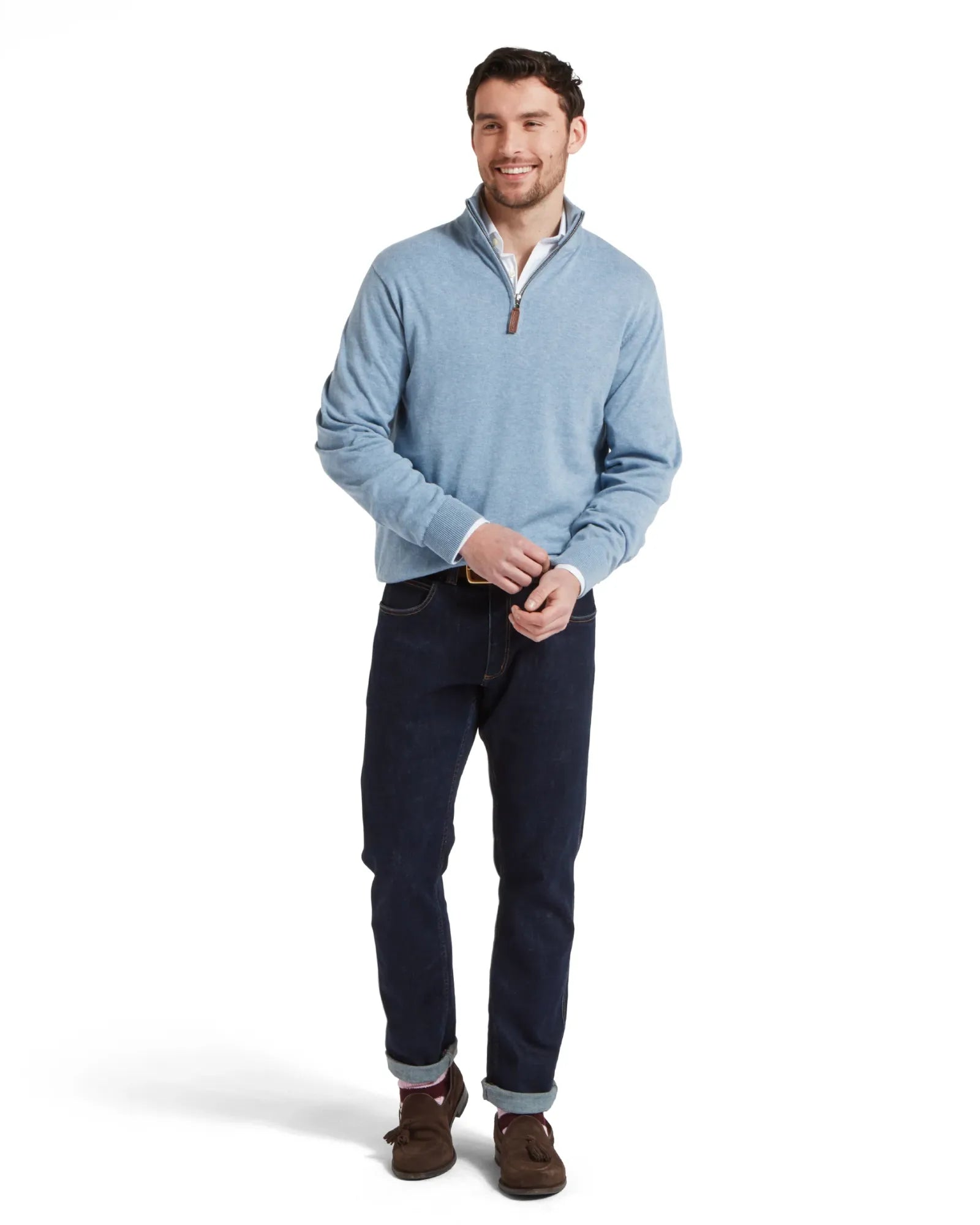 Porthmeor Jumper - Denim Blue