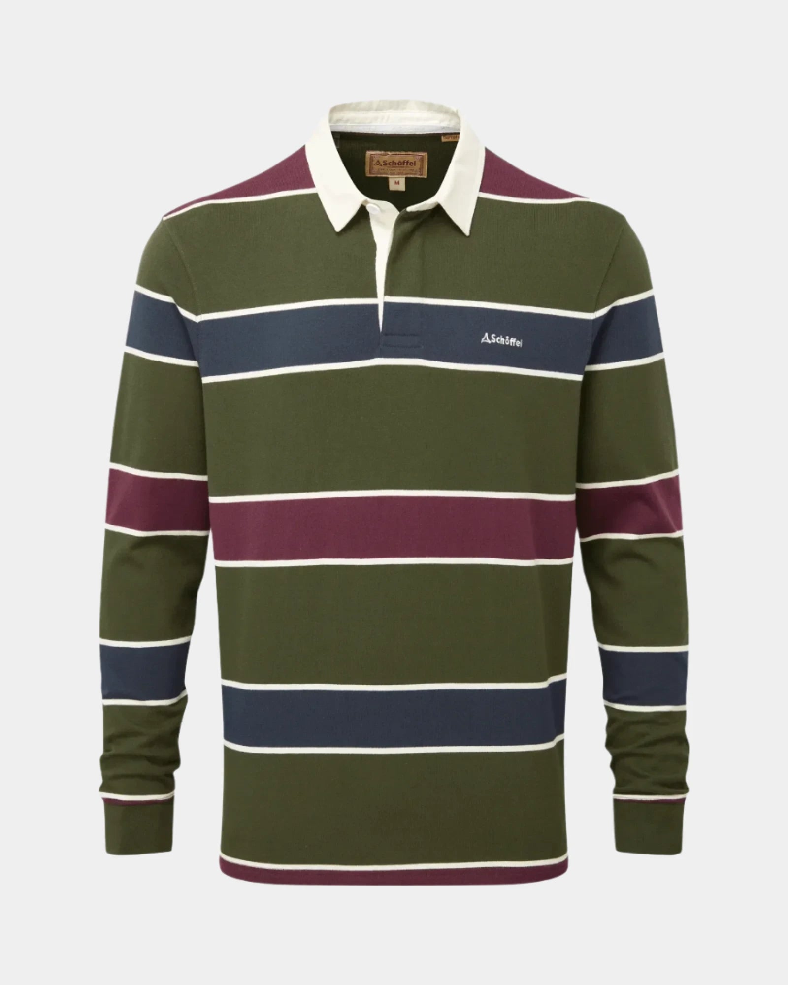 Porthtowan Rugby Top - Woodland/Wine