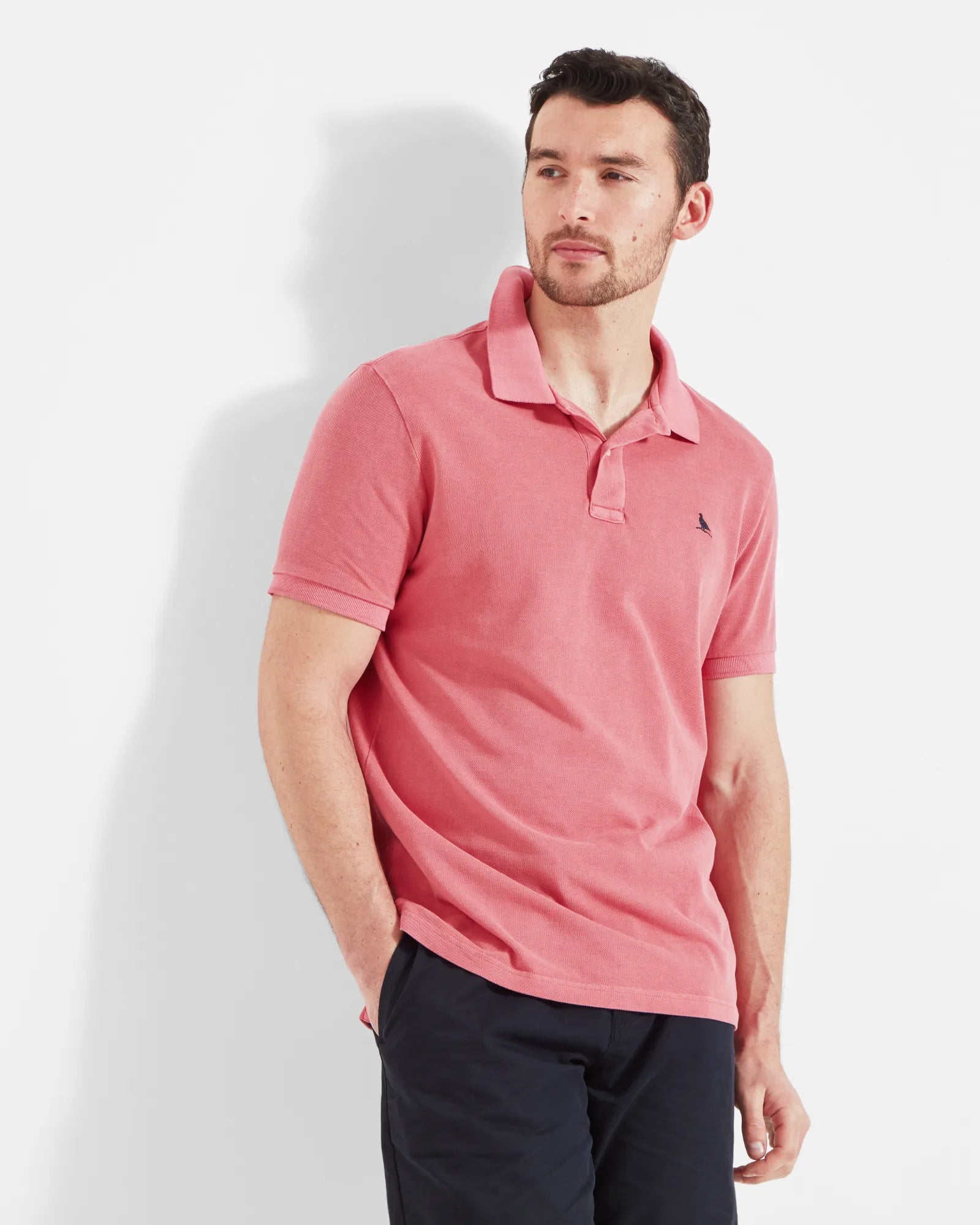 St Ives Coral Pique Polo Shirt