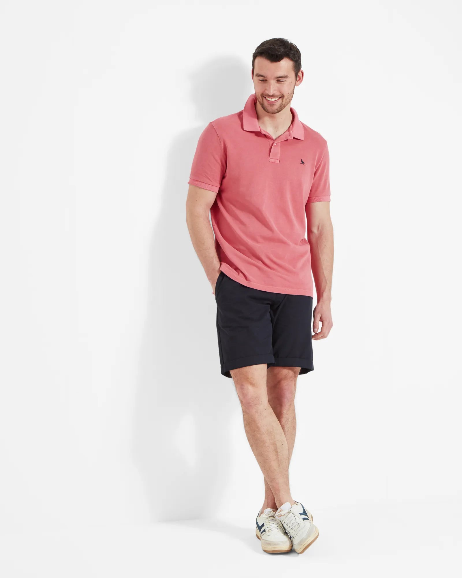 St Ives Coral Pique Polo Shirt