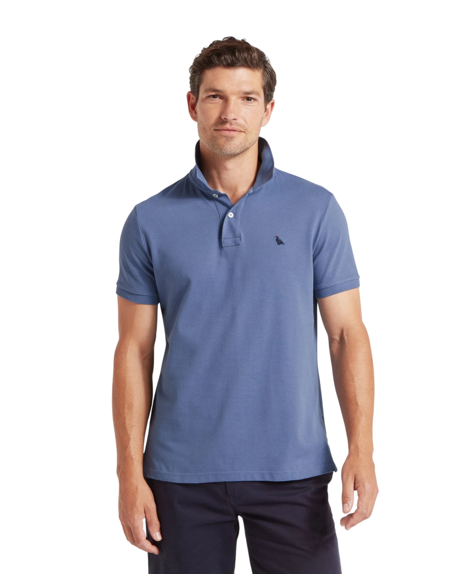 St Ives Polo Shirt - Vintage Indigo