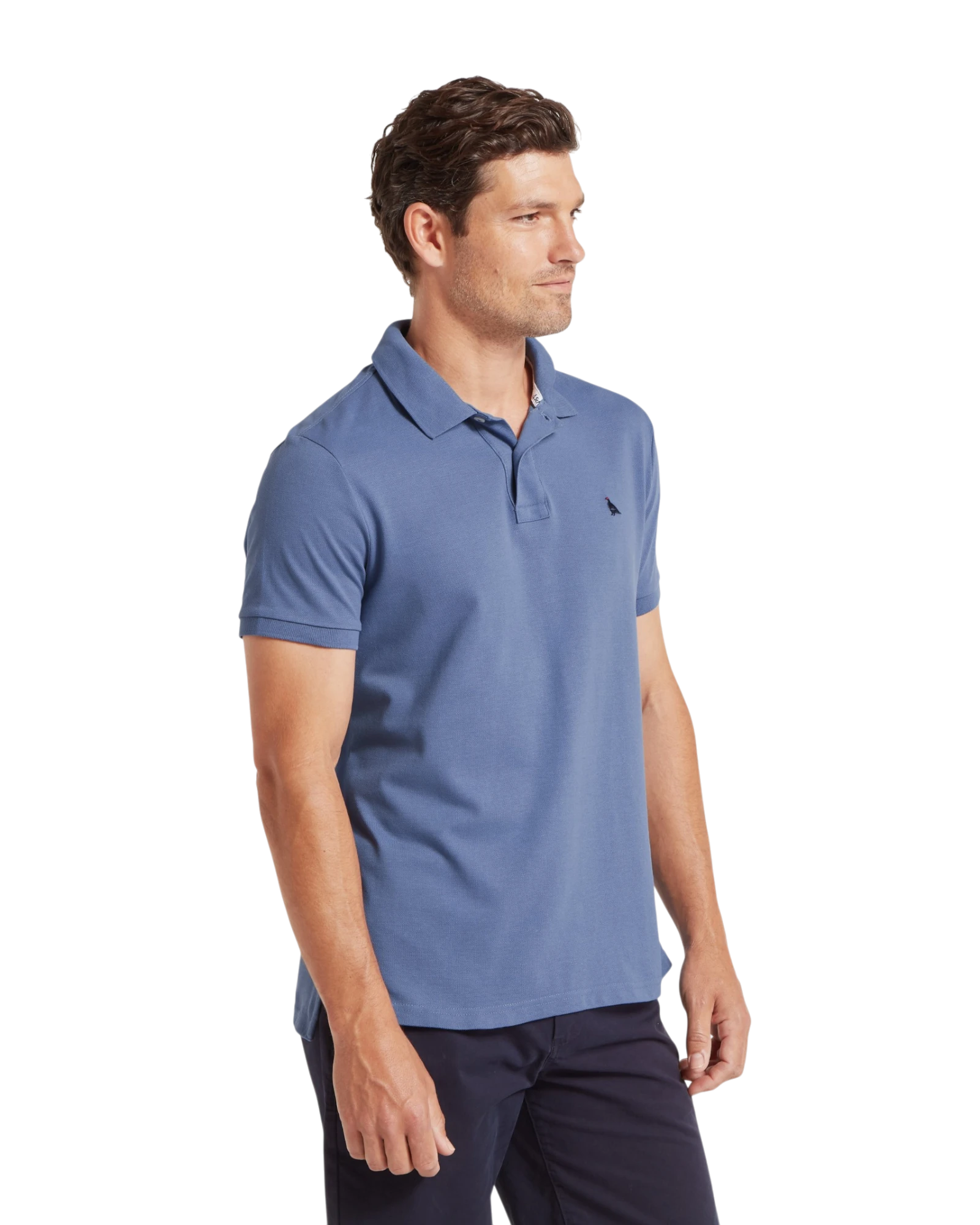 St Ives Polo Shirt - Vintage Indigo