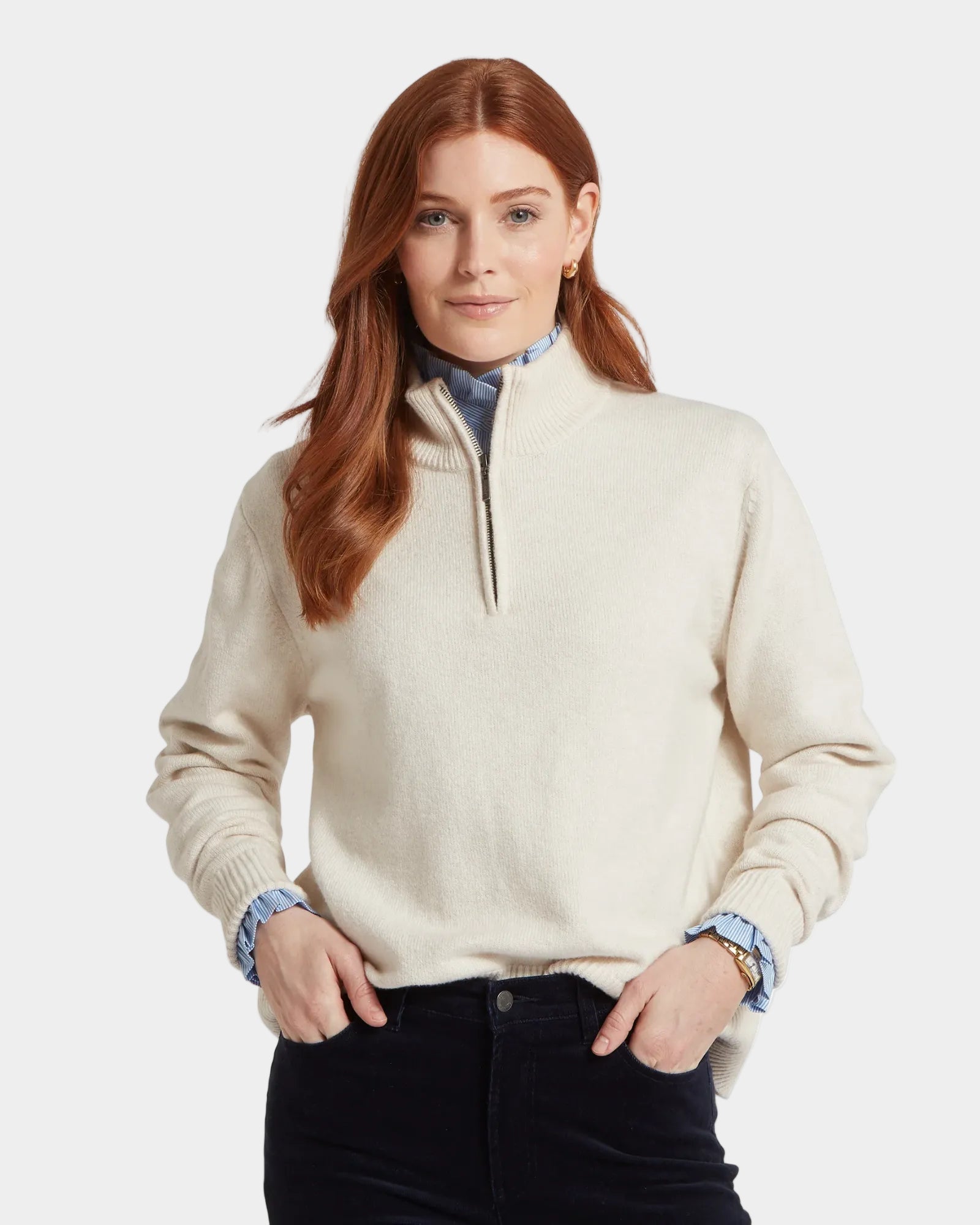Thoralby Jumper - Soft White