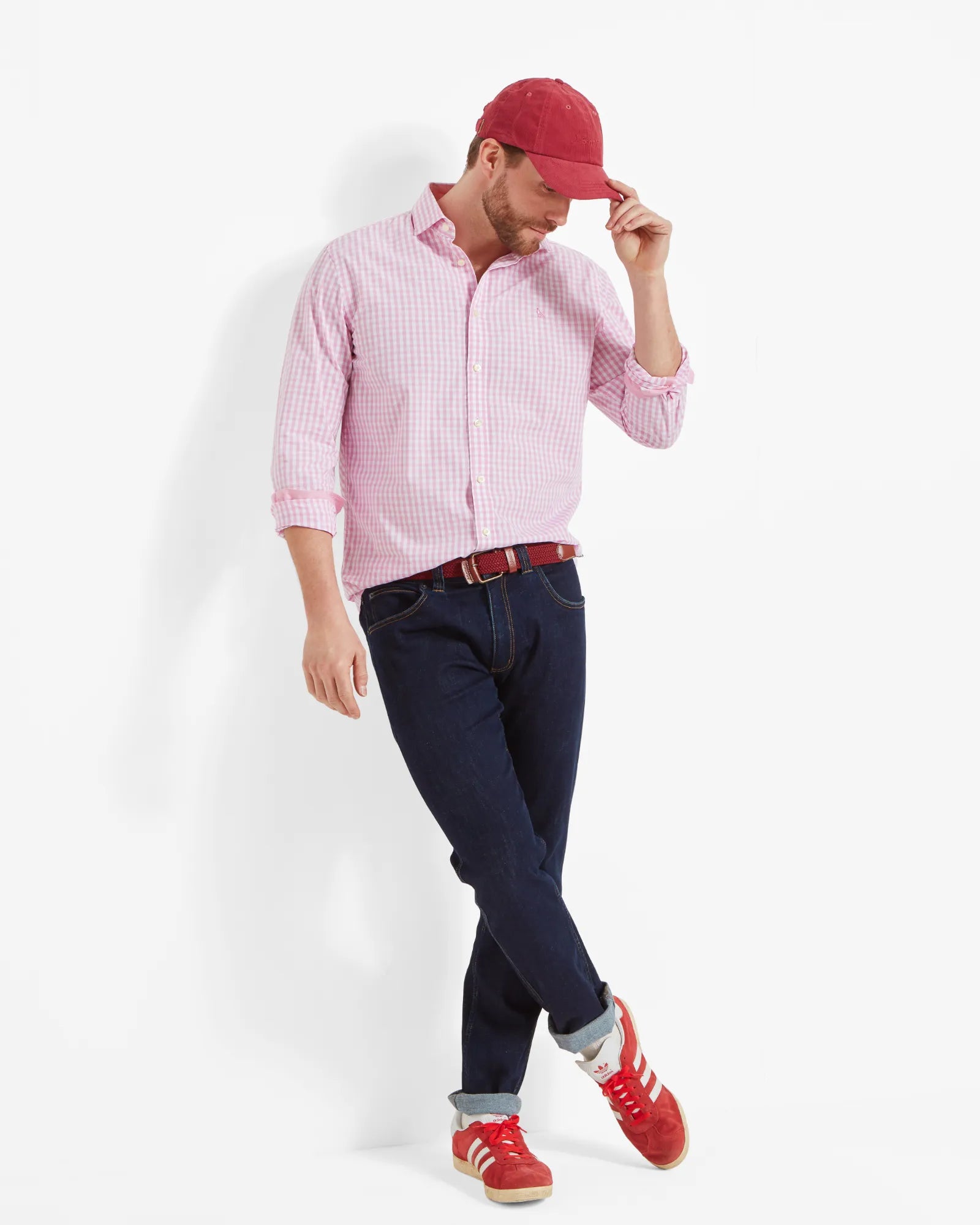 Thorpeness Tailored Shirt - Pink Check