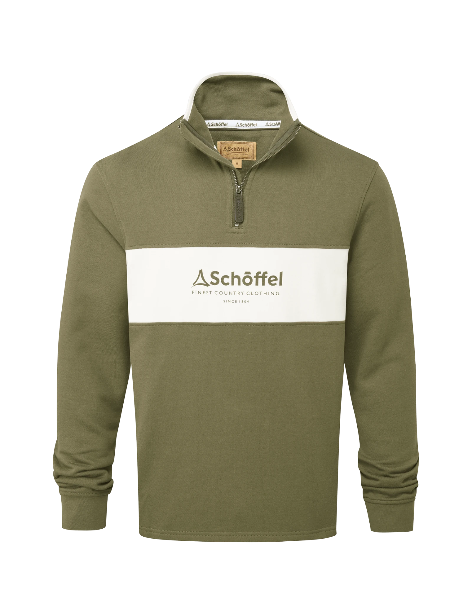 Trencrom Quarter Zip Jumper - Dark Khaki Green