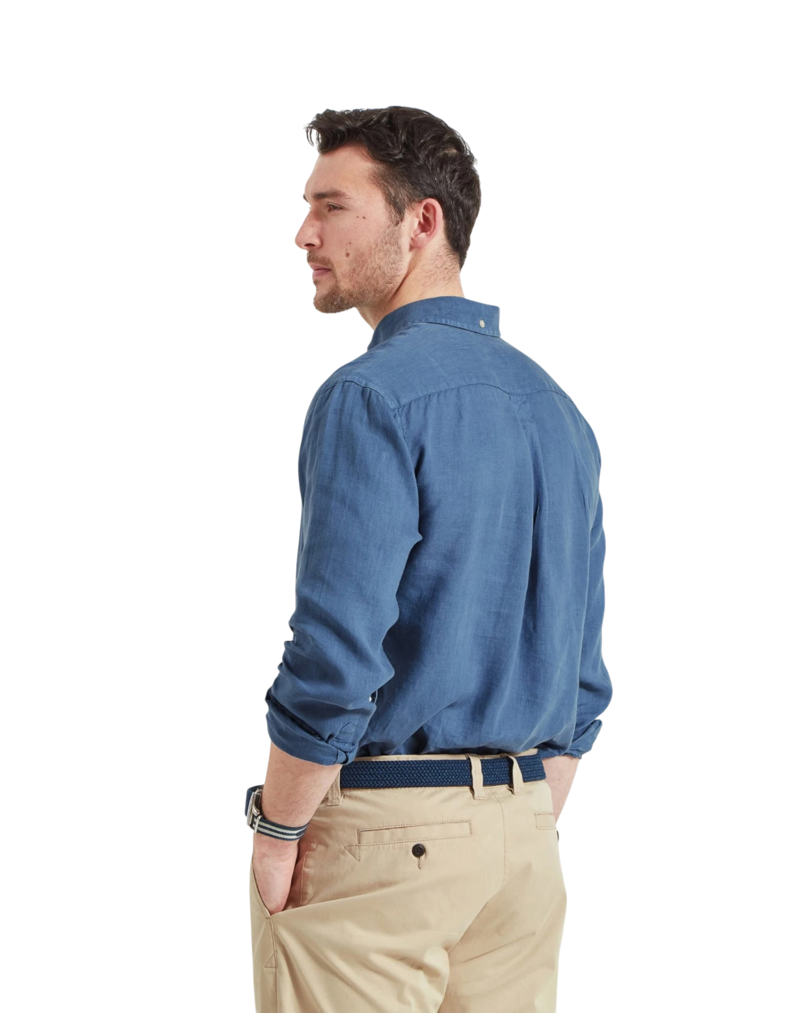Walsingham Linen Shirt - French Navy