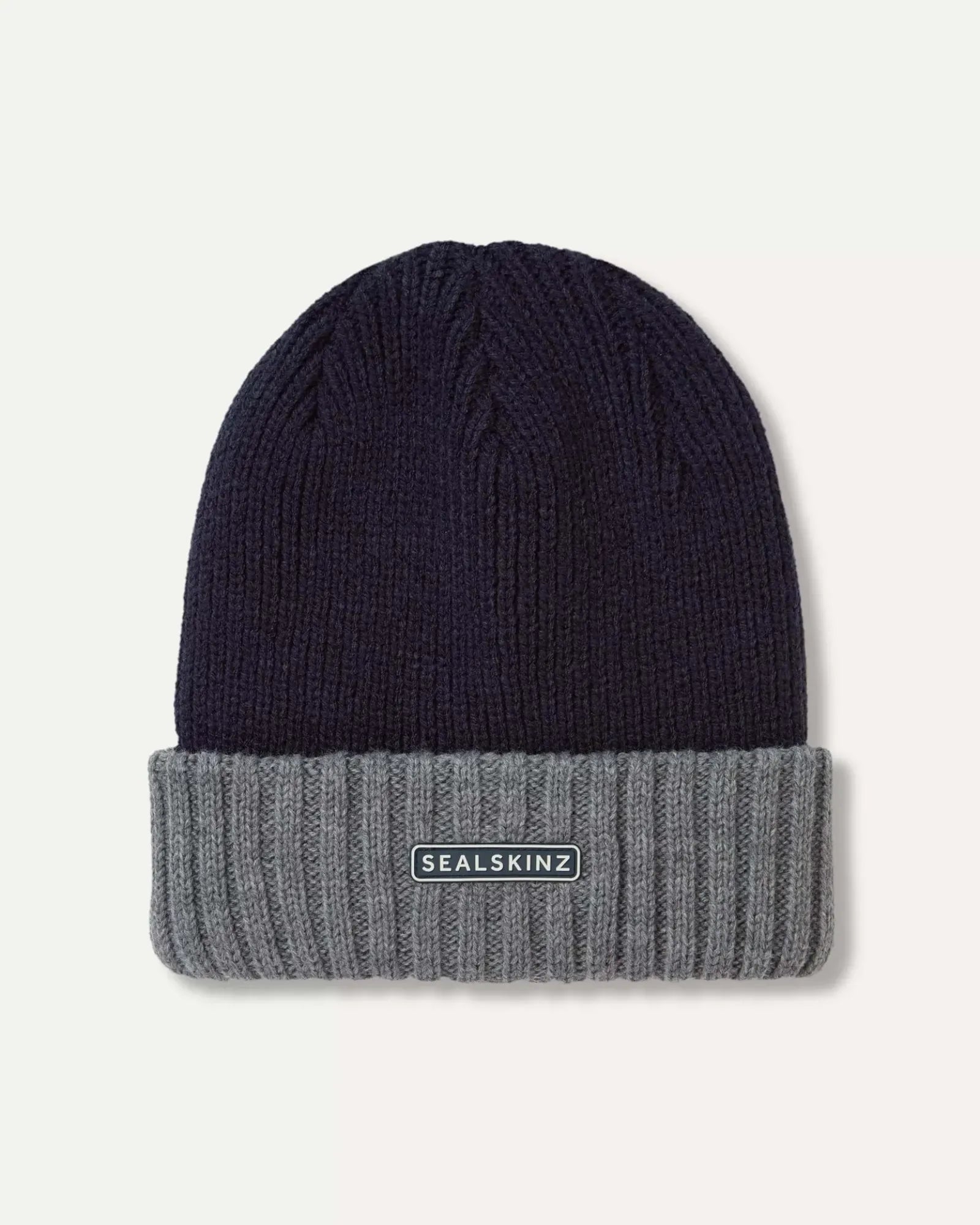 Bacton Beanie - Navy/Grey