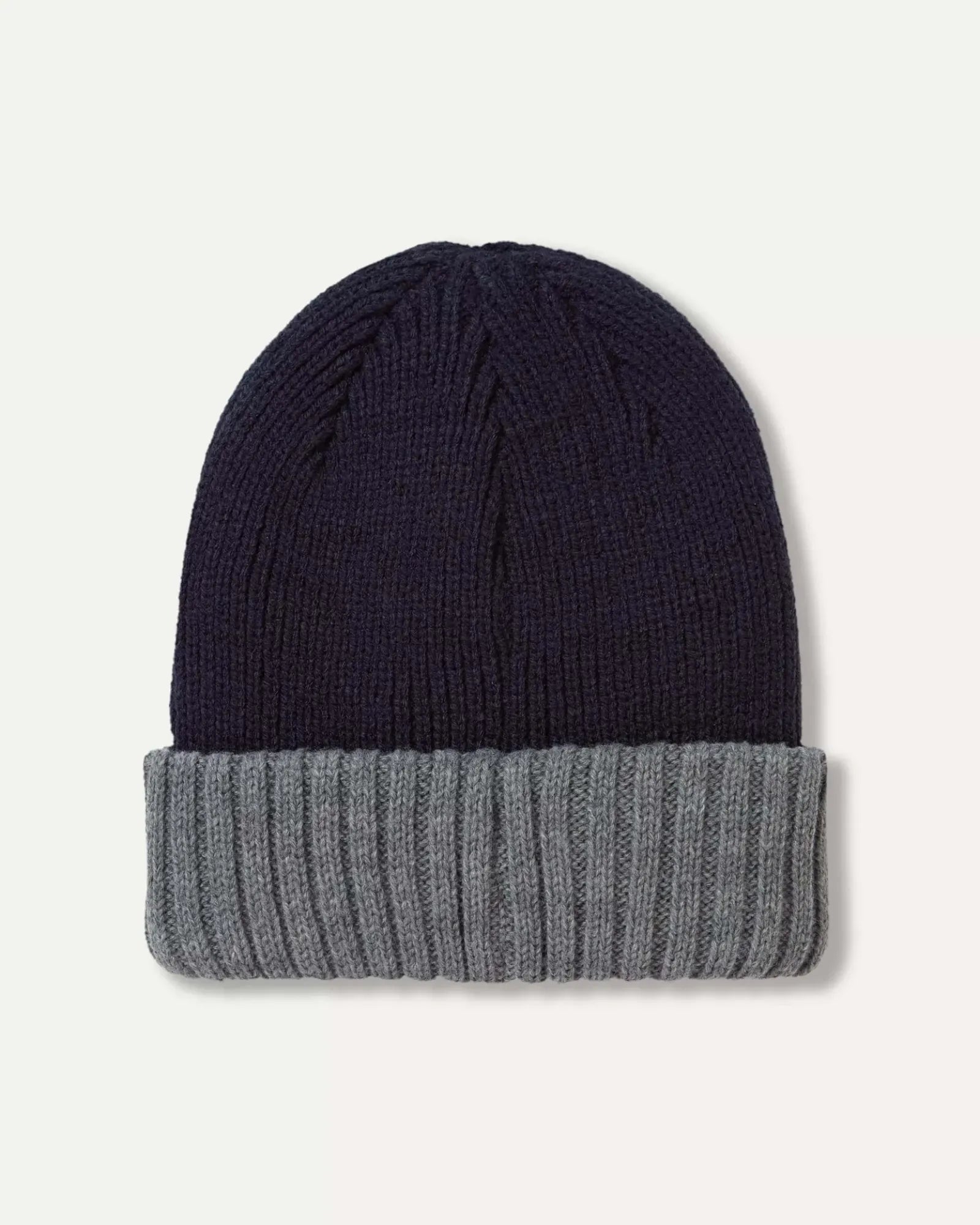 Bacton Beanie - Navy/Grey