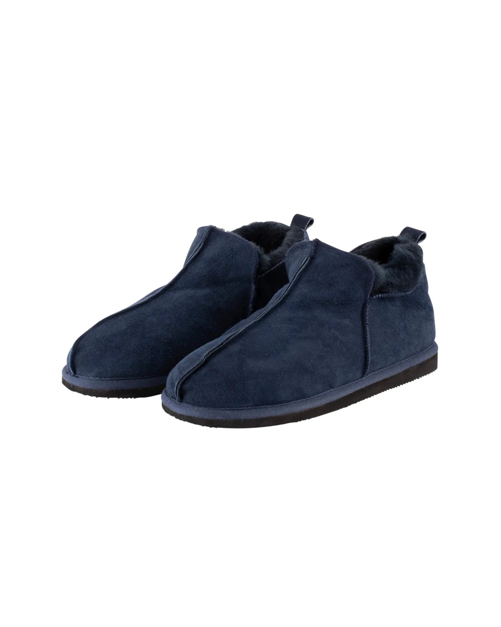 Anton Soft Ankle Slippers - Dark Navy