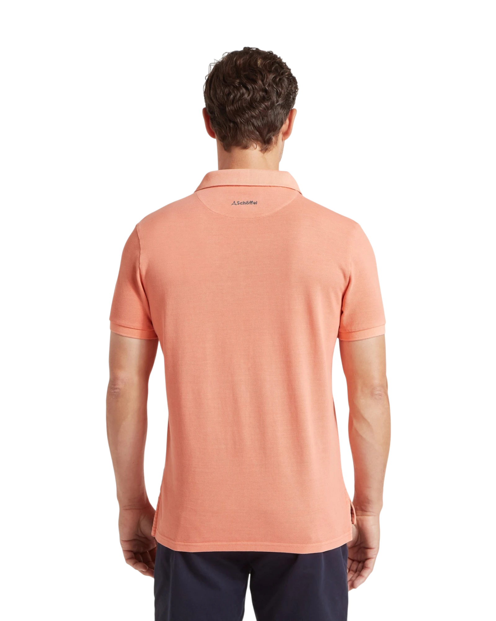 St Ives Garment Dyed Polo Shirt - Coral