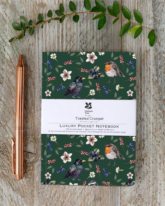 Garden Birds A6 Lined Notebook