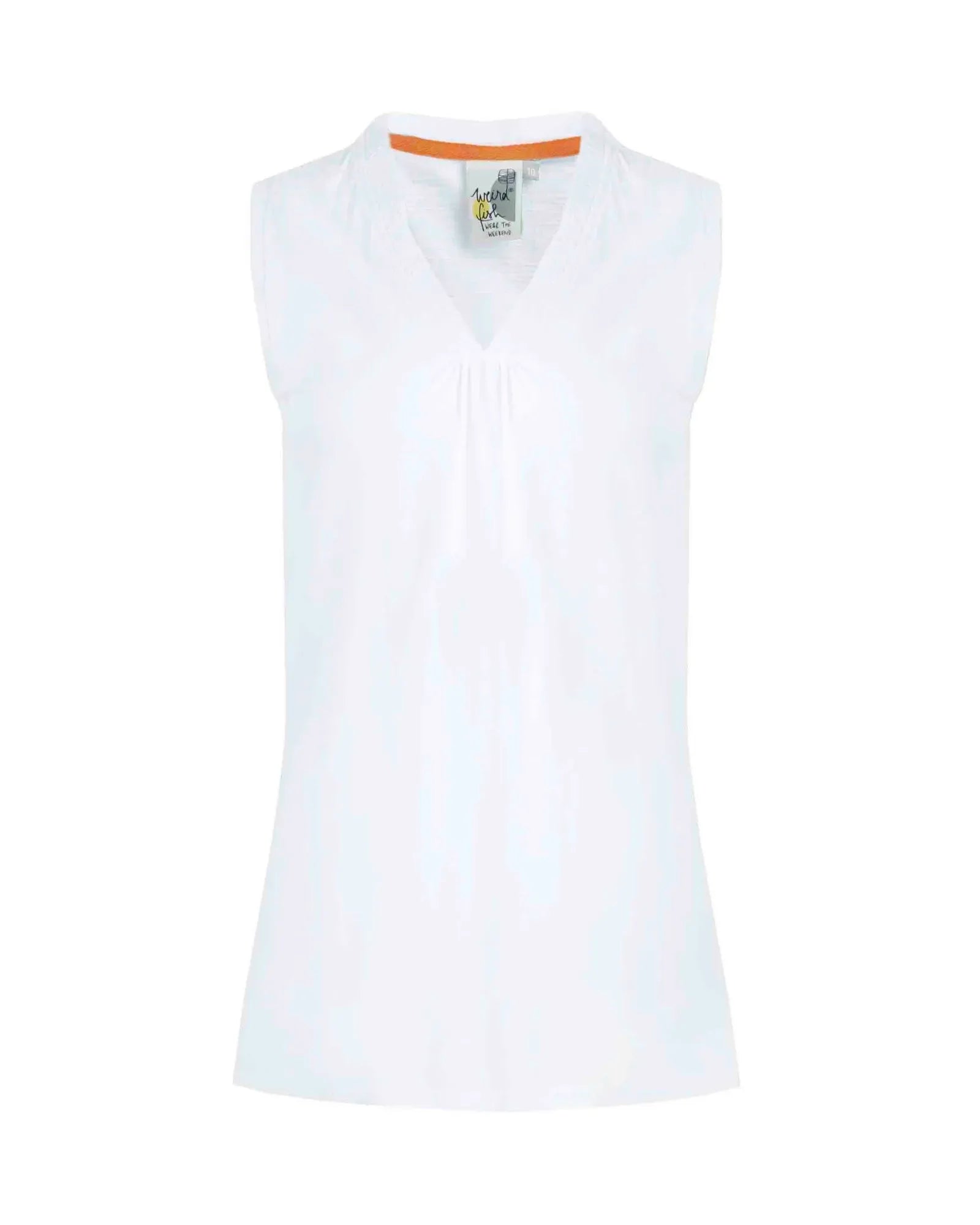 Arenas White Organic Outfitter Cotton Vest