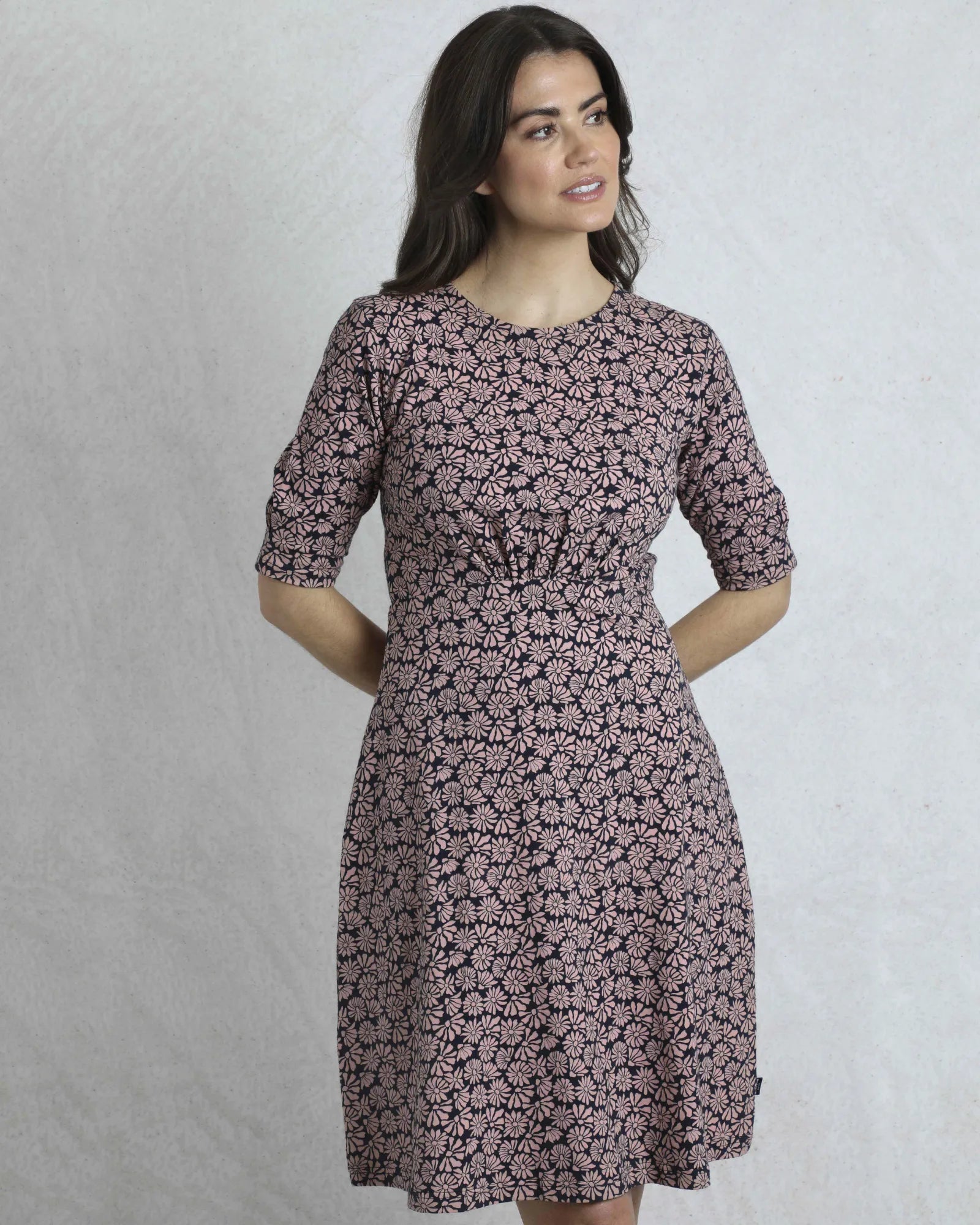 Cassandra Dress - Tea Rose
