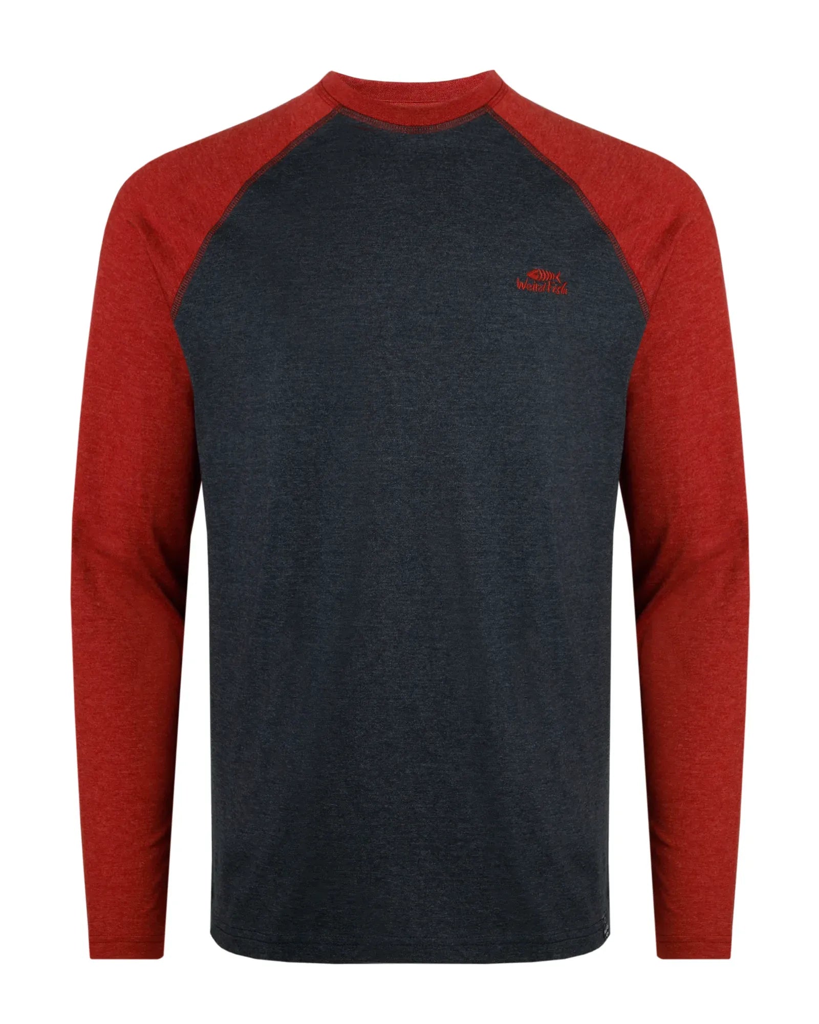 Chandler Long Sleeve Raglan T-Shirt - Navy