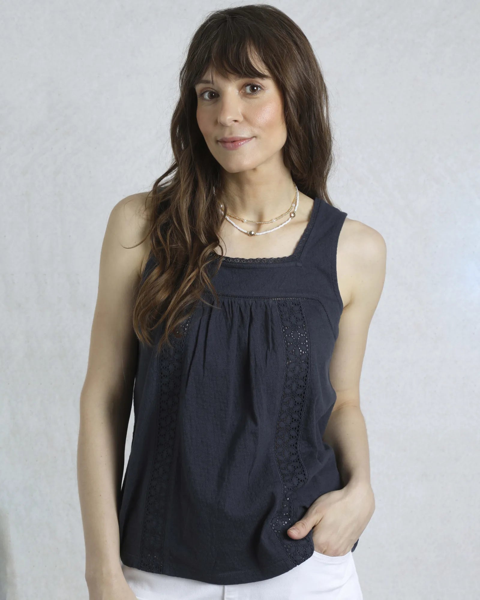 Chelle Vest - Navy