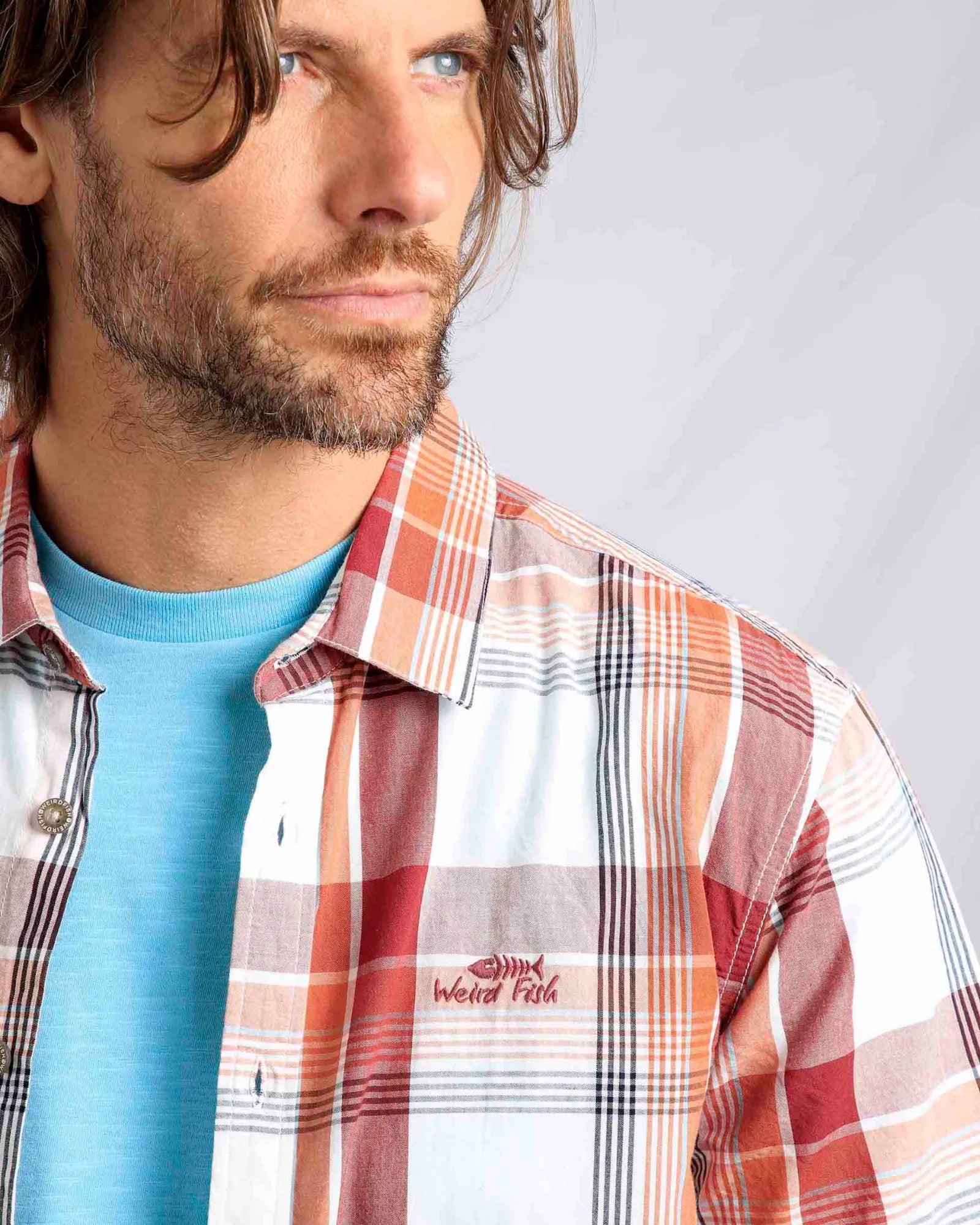 Judd Chilli Red Short Sleeve Check Shirt
