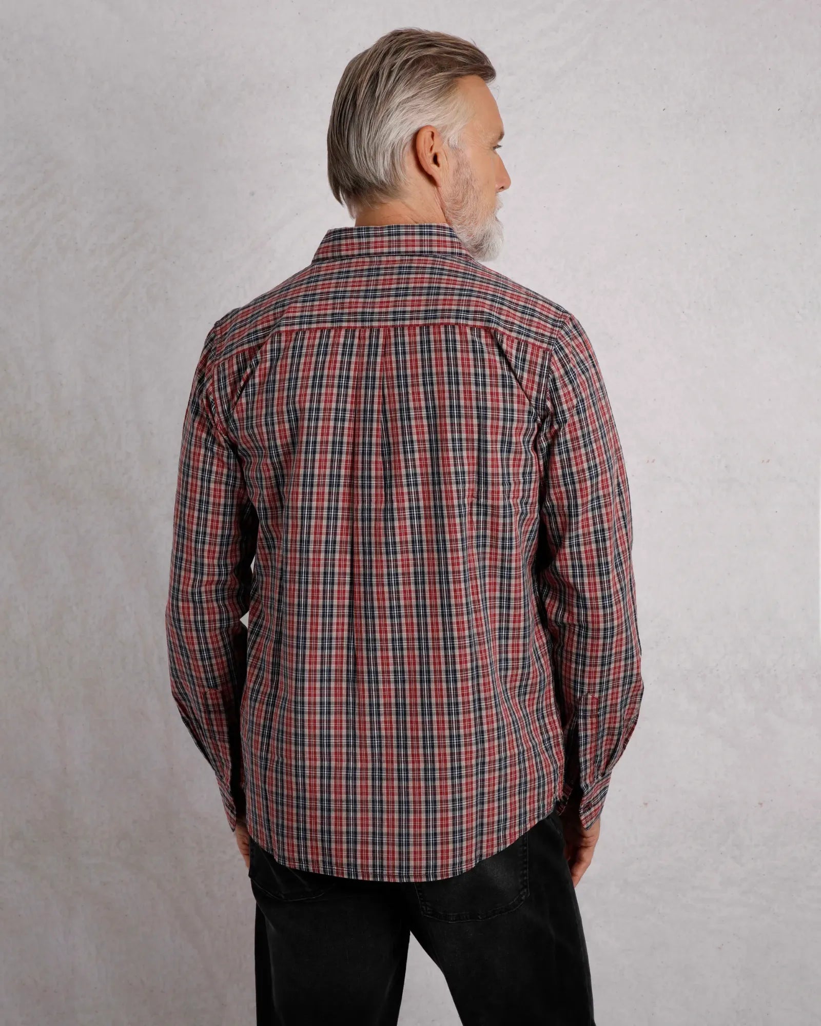 Lando Nut Long Sleeve Check Shirt