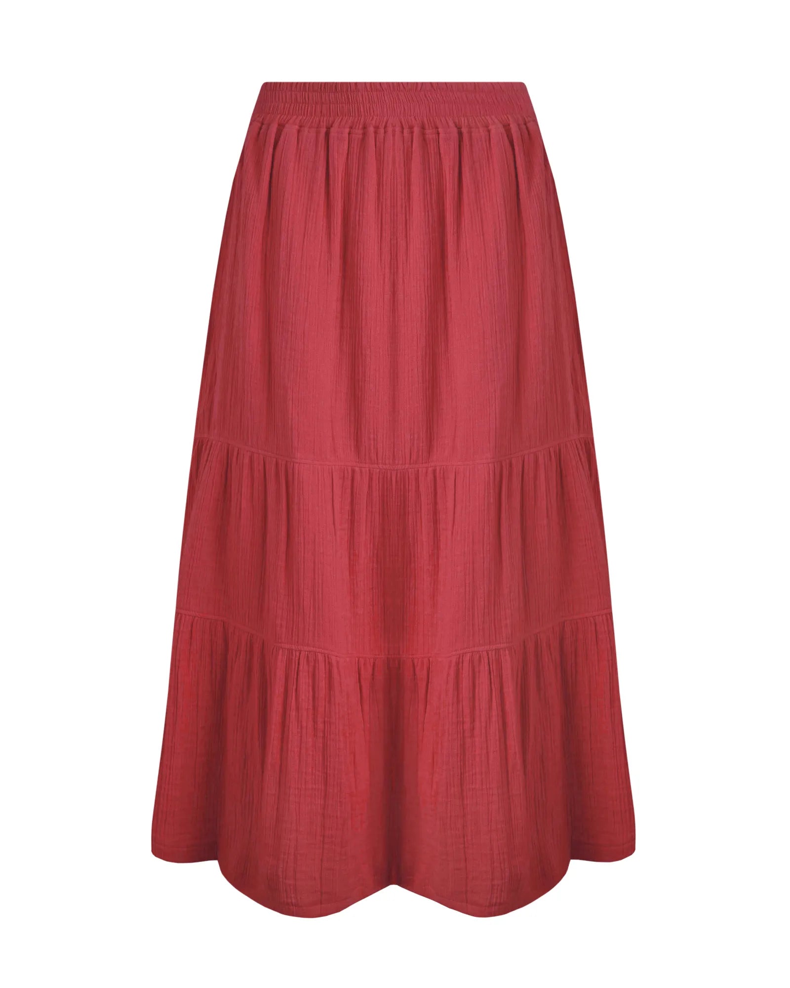 Lathika Skirt - Crimson