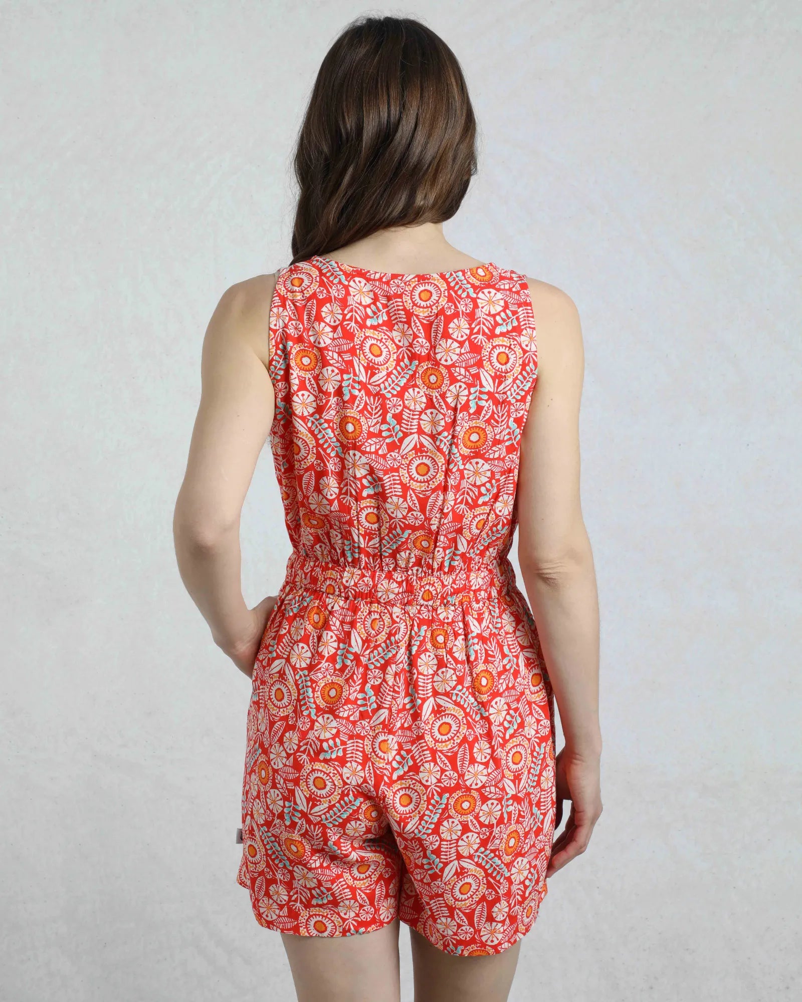 Mare Playsuit - Tango Red