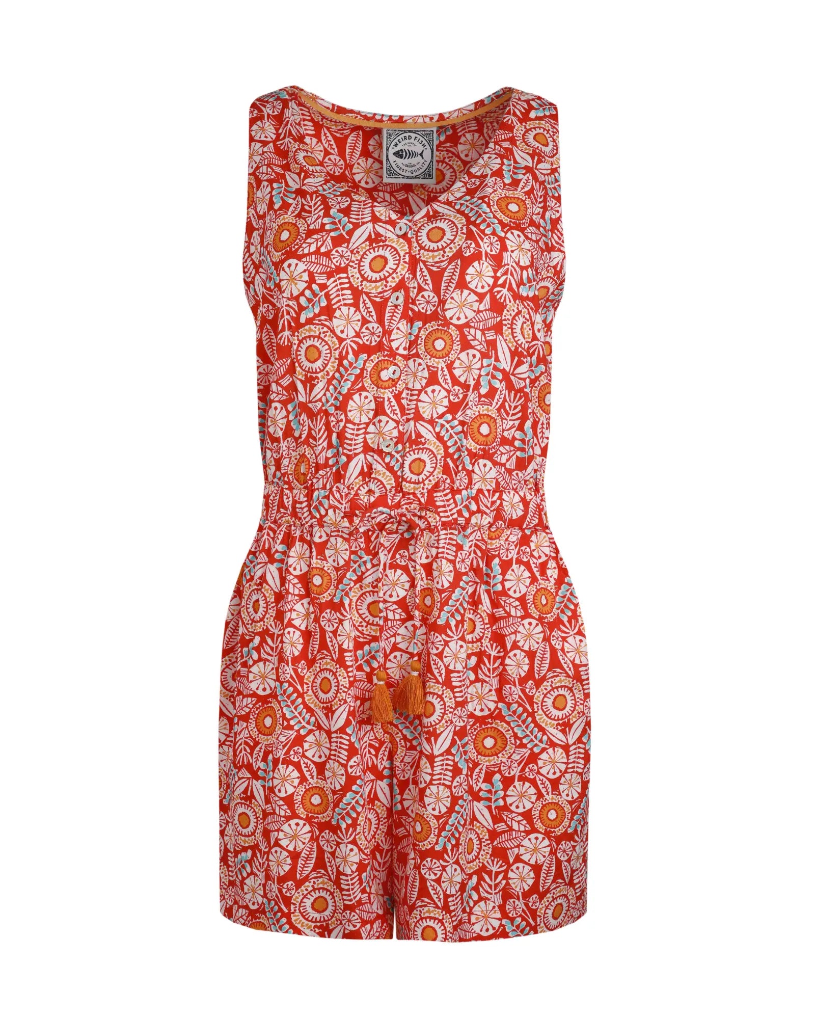 Mare Playsuit - Tango Red