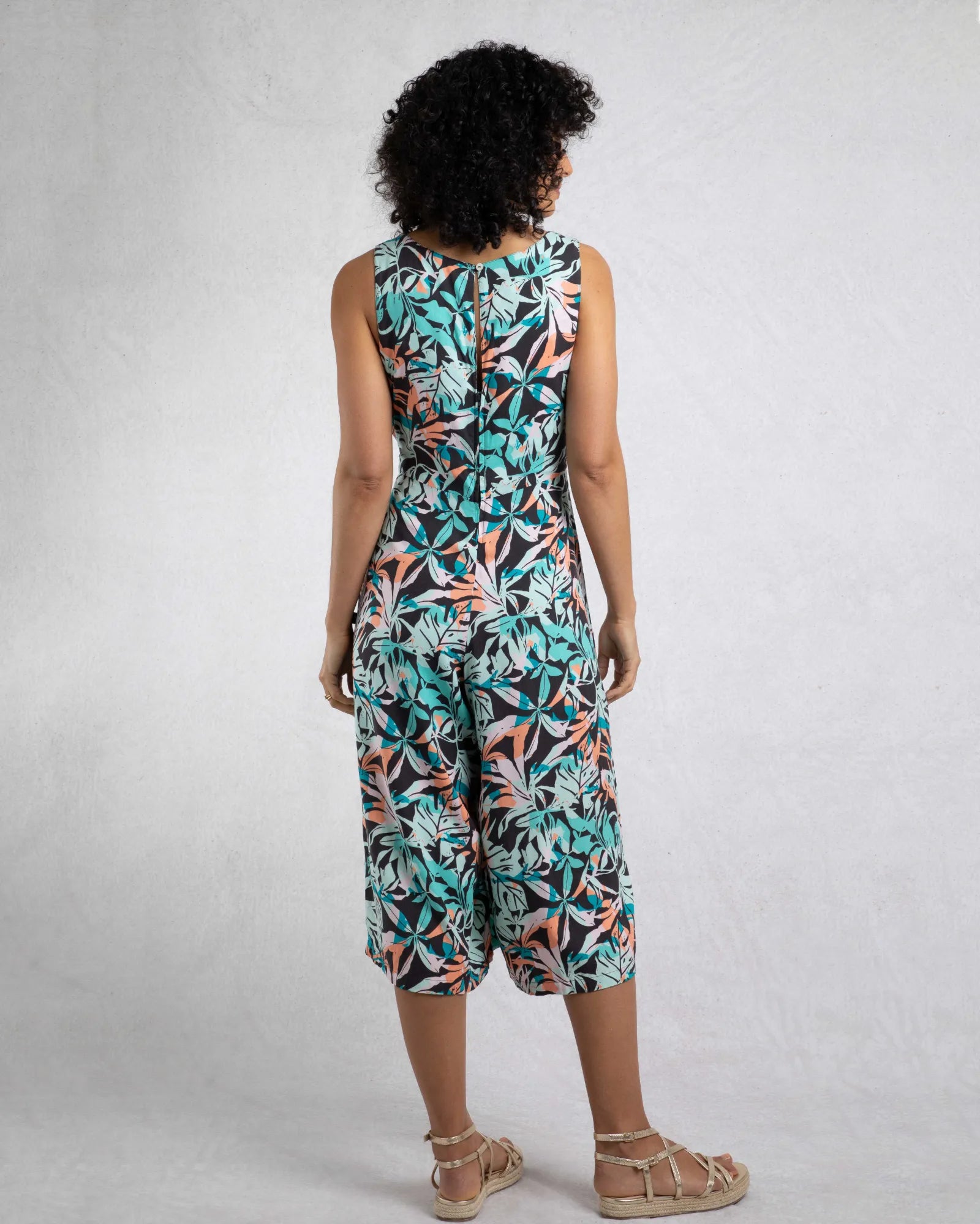 Nalani Jumpsuit - Aqua Blue