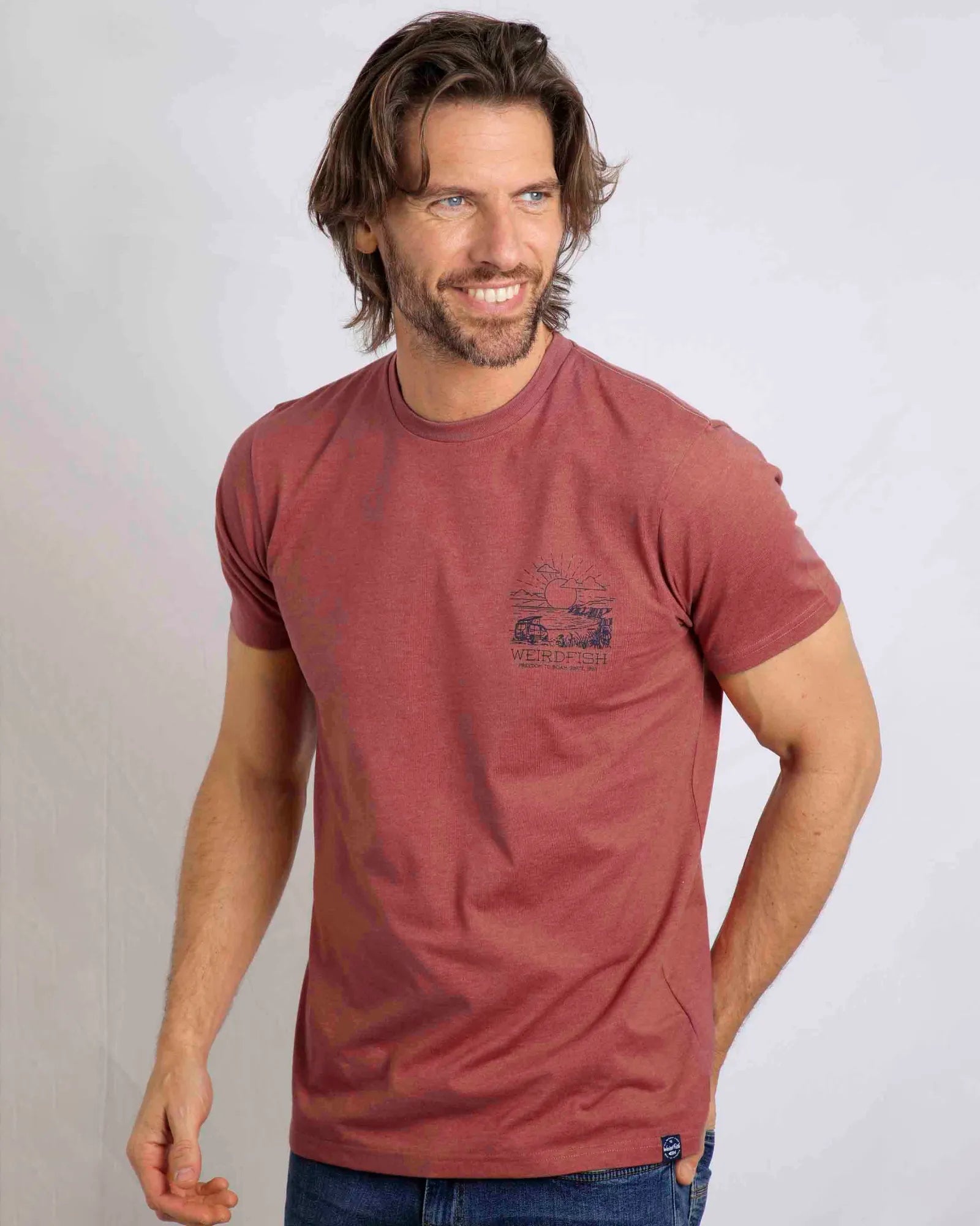 Roamer Rosewood Eco Graphic T-Shirt