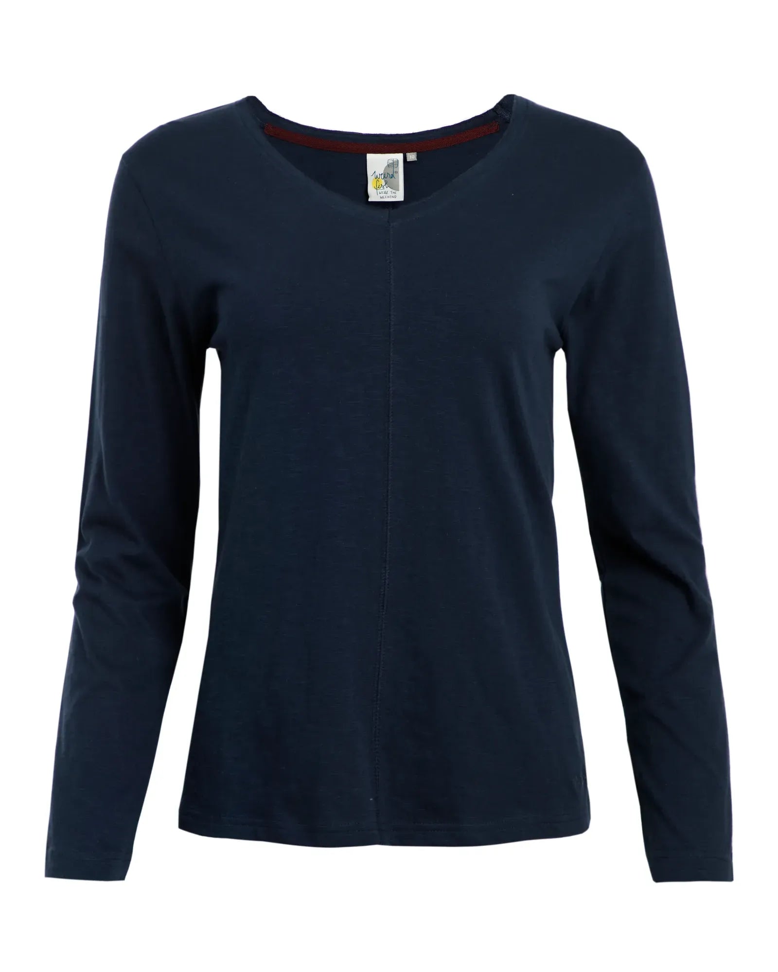 Rubita Organic Long Sleeve T-Shirt - Navy