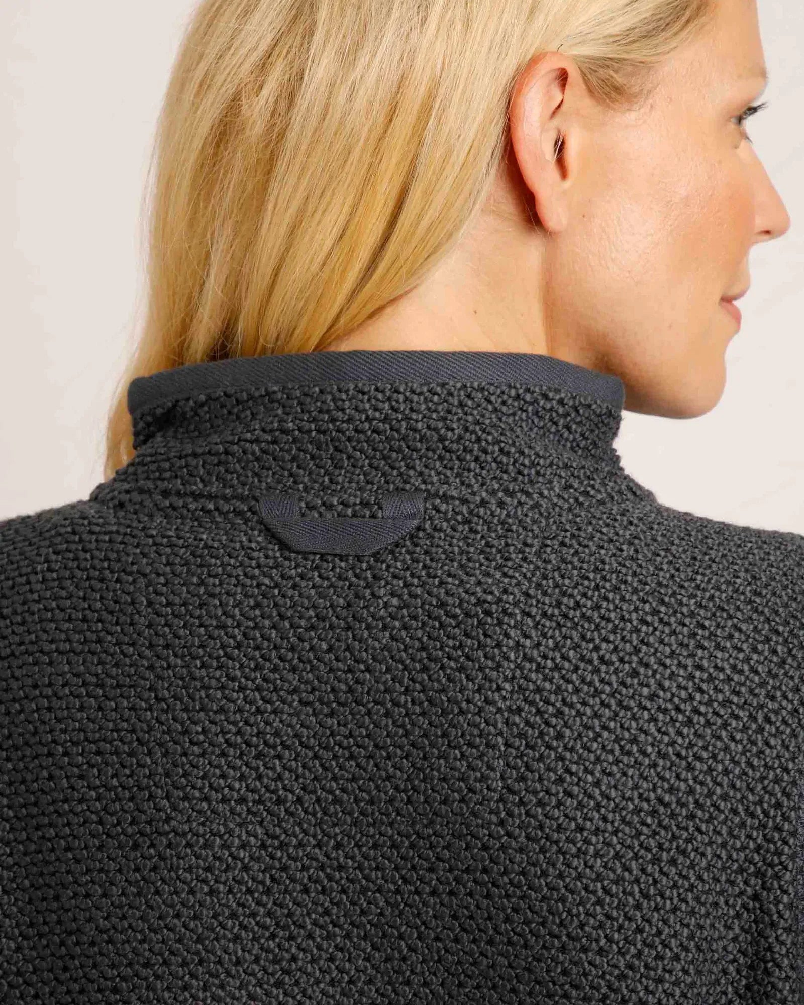 Sontee Navy Full Zip Eco Macaroni Sweatshirt