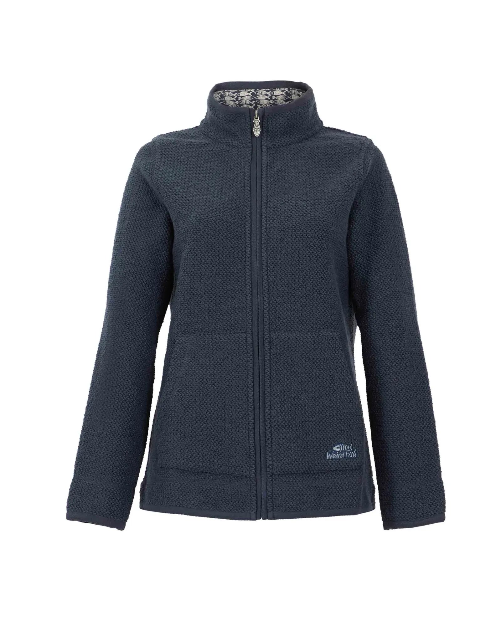 Sontee Navy Full Zip Eco Macaroni Sweatshirt