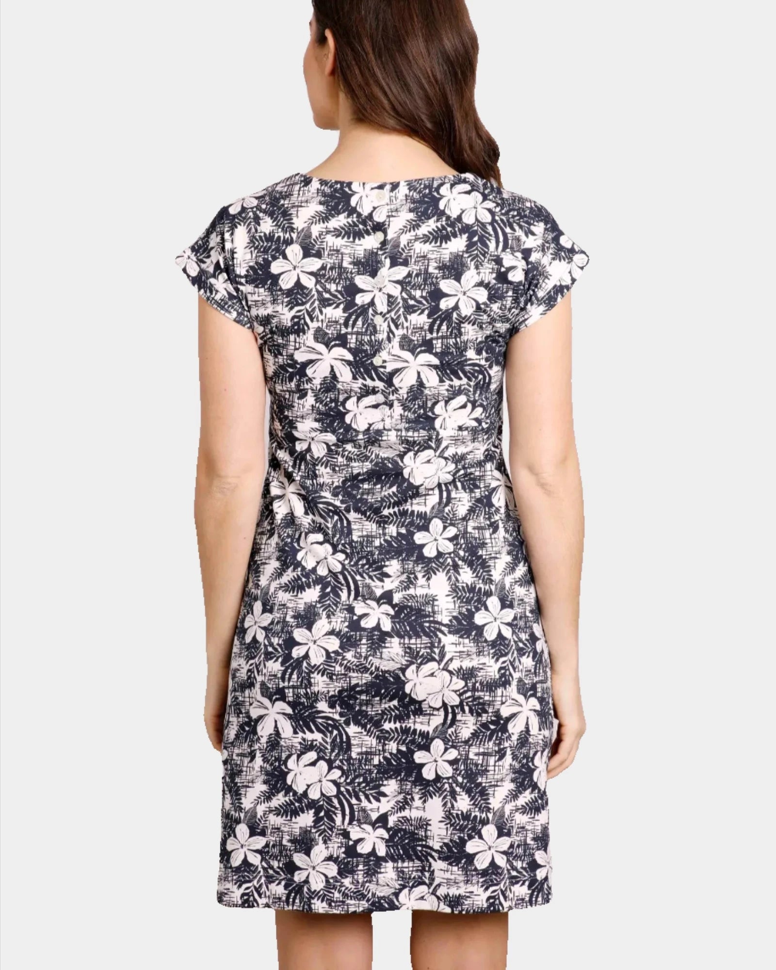 Tallahassee Dark Denim Organic Cotton Jersey Dress