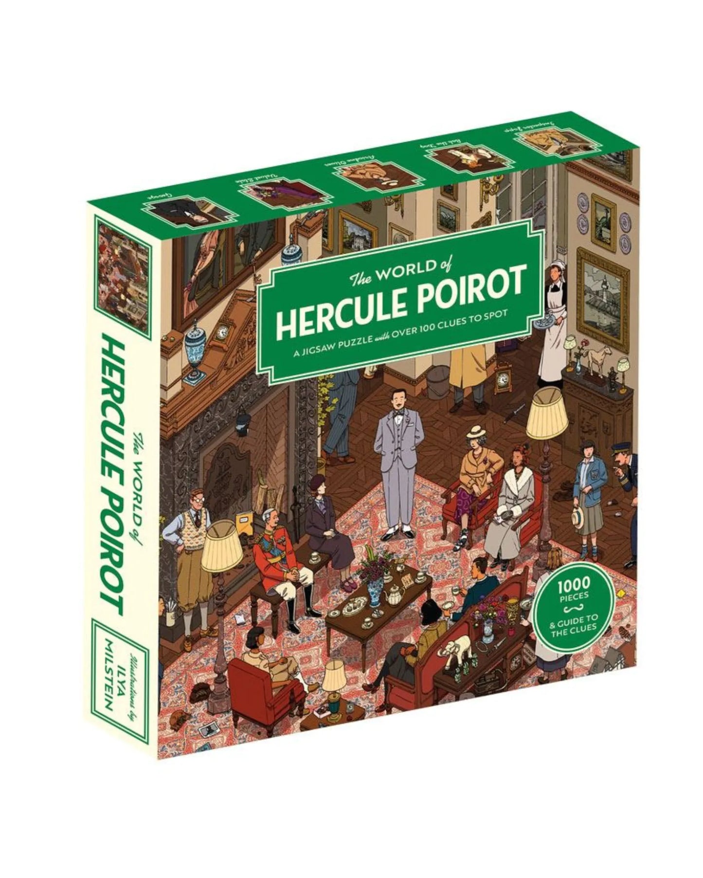 World of Hercule Poirot 1000 Piece Jigsaw Puzzle