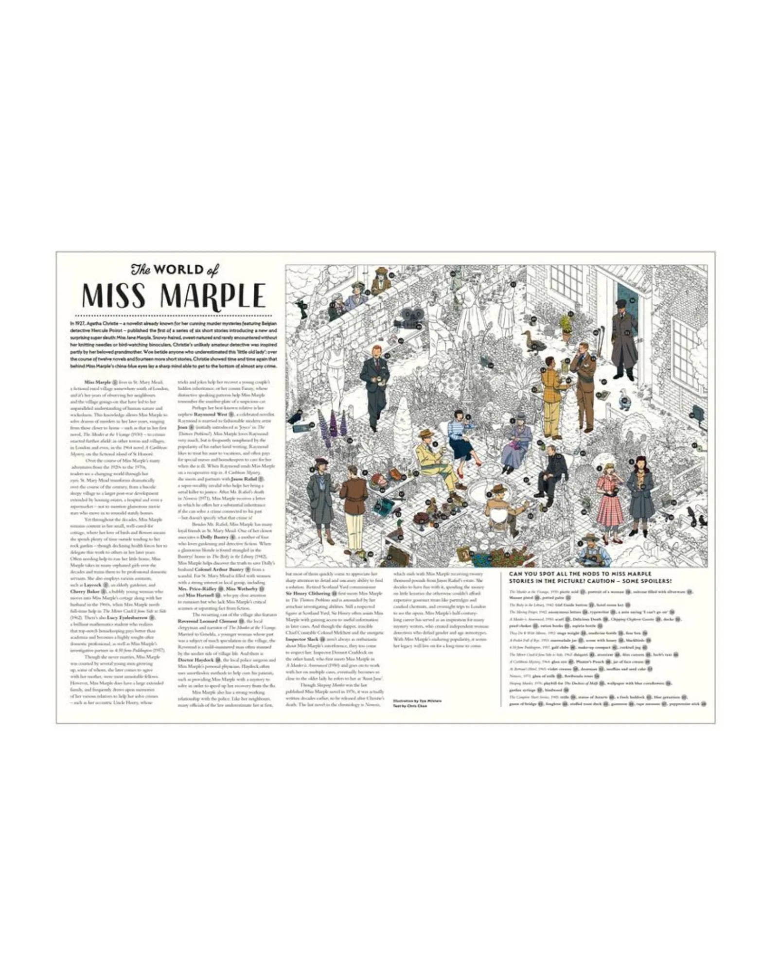 World of Miss Marple 1000 Piece Jigsaw Puzzle