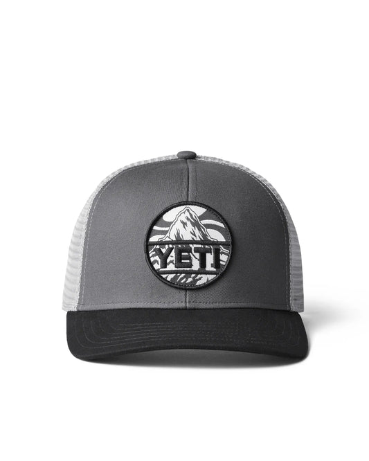 Mountain Badge Truckers Hat - Black