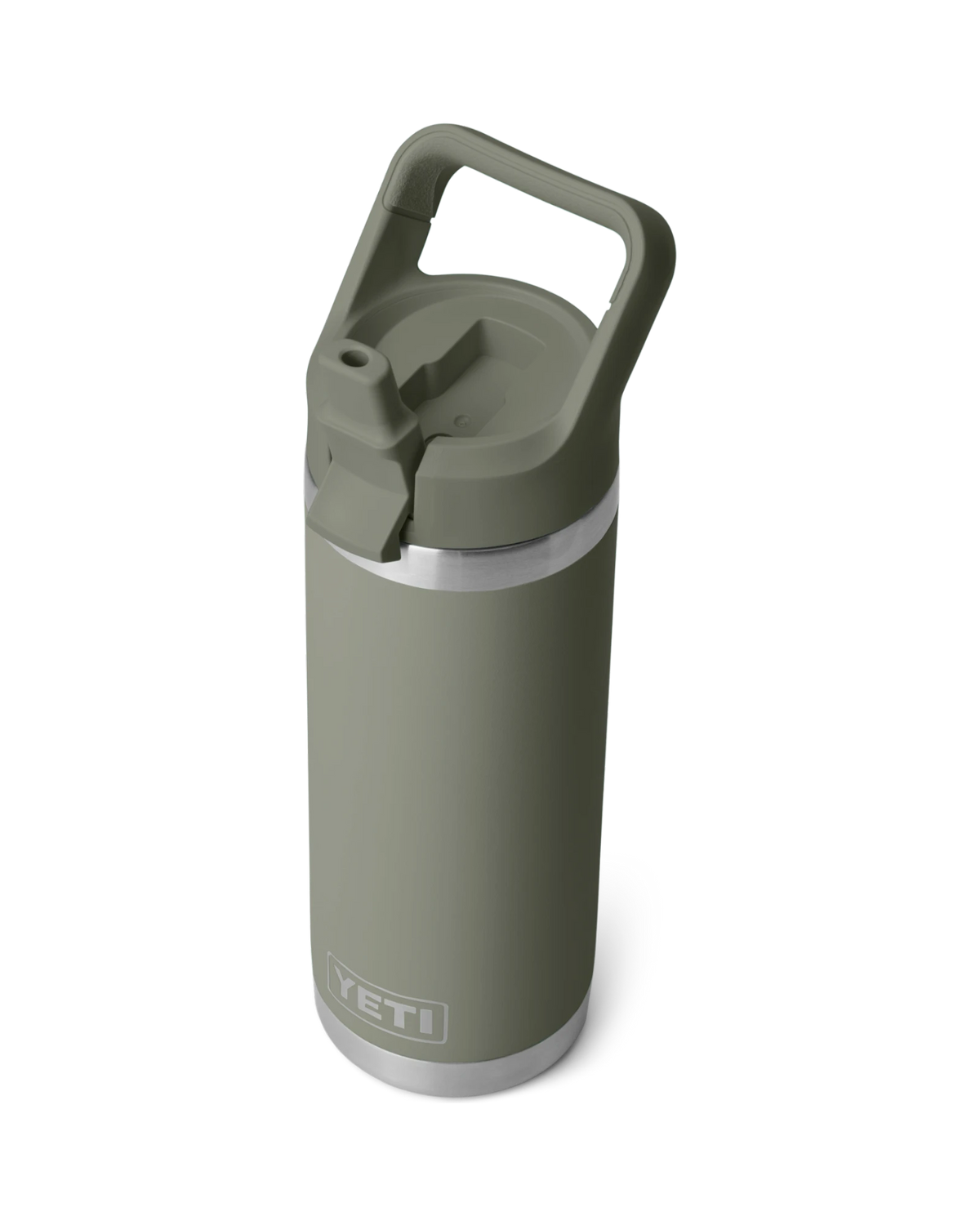 Rambler 18 oz Colour Straw Bottle - Pampa Green