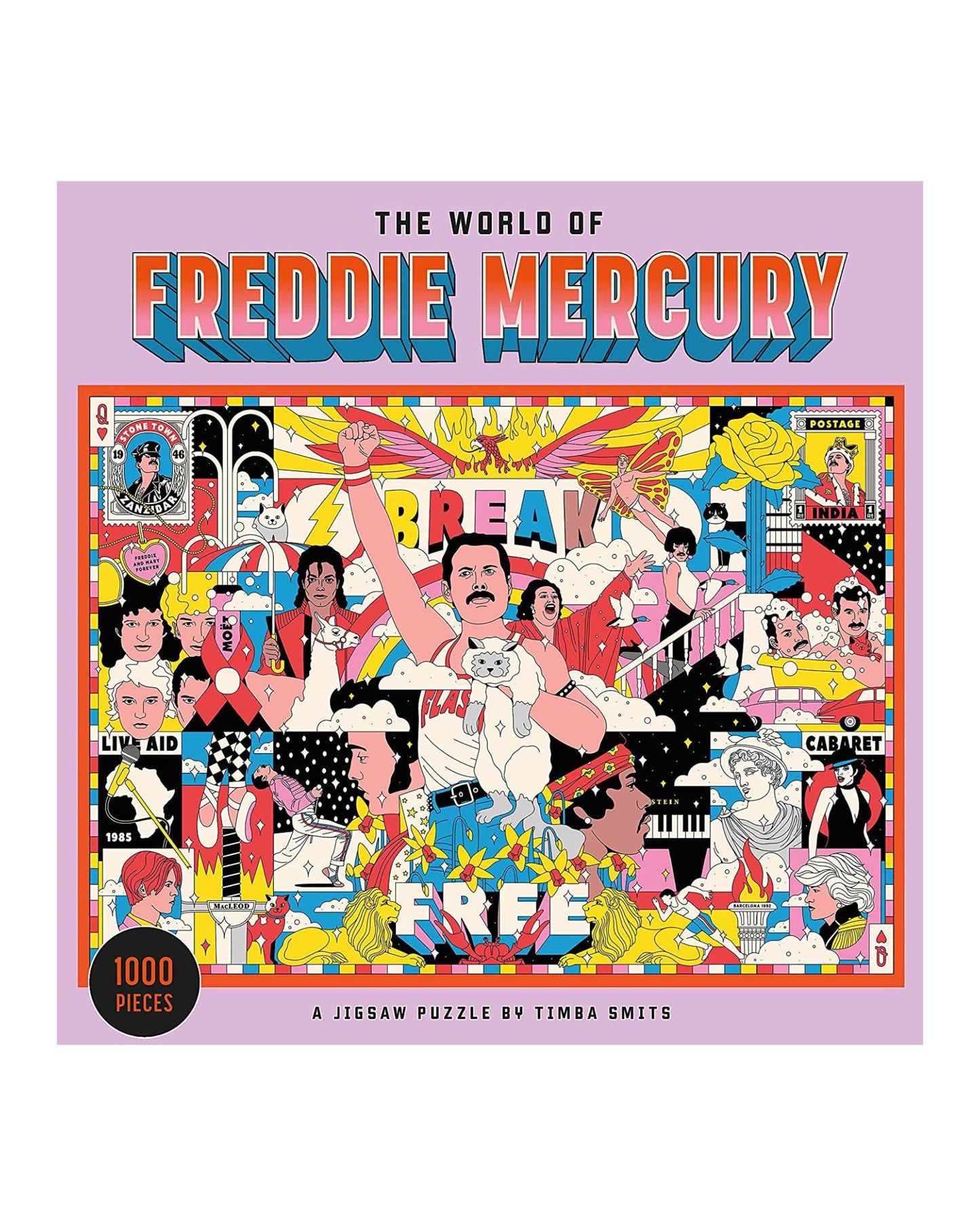 World Of Freddie Mercury Jigsaw Puzzle