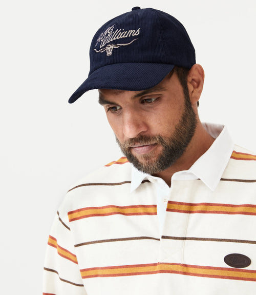 Corduroy Longhorn Cap - Navy