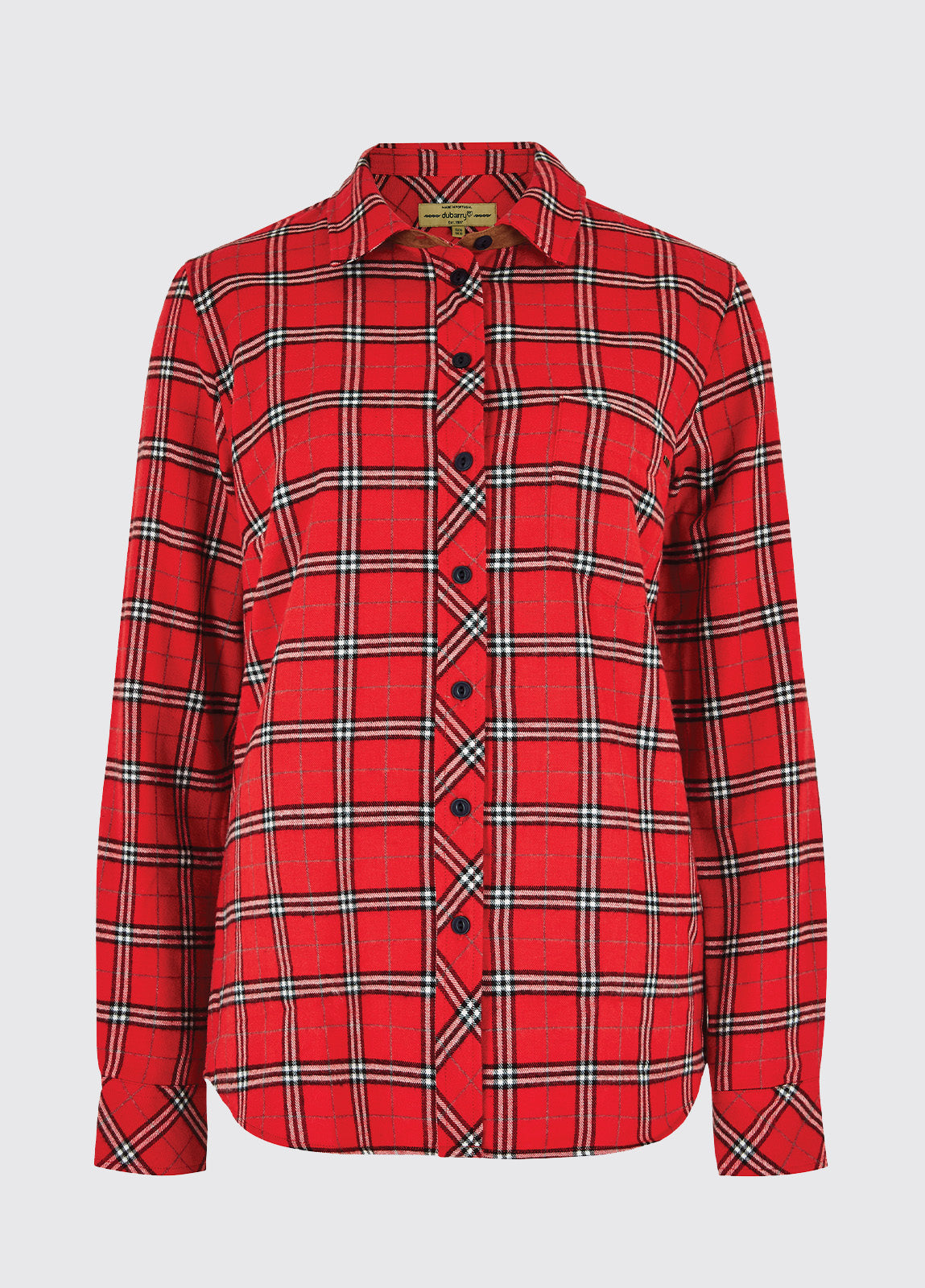 Japonica Check Shirt - Cardinal
