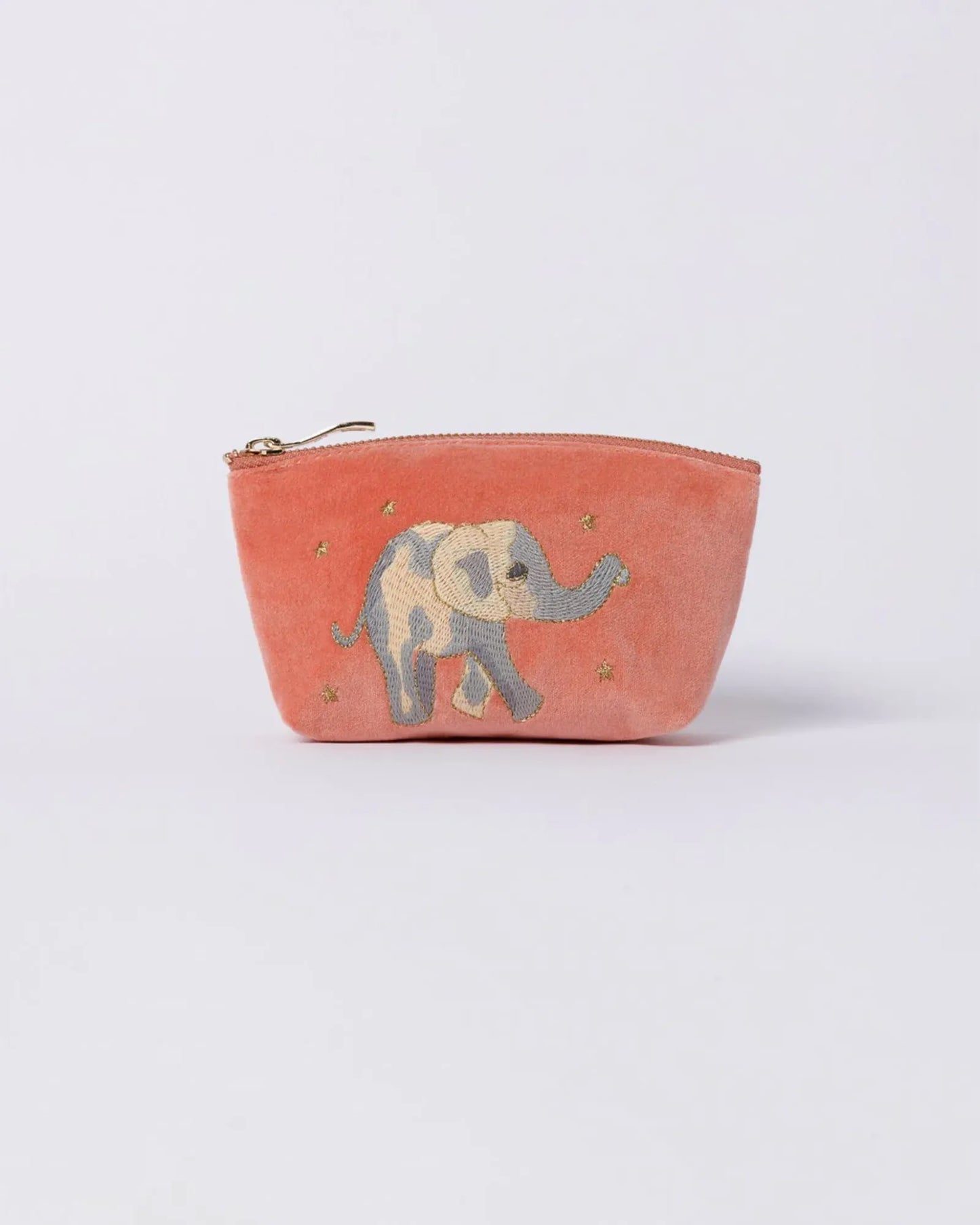 Elephant Conservation Coin Purse - Coral