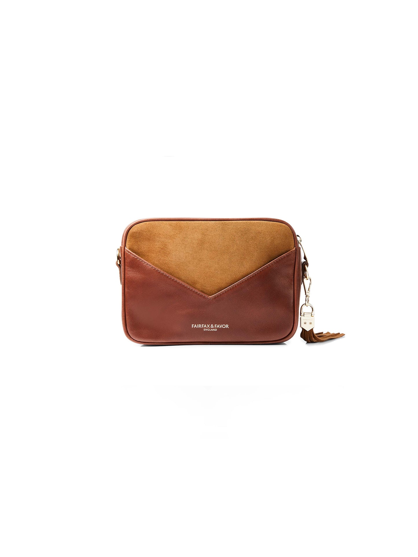 The Finsbury Cross Body Bag - Tan Suede
