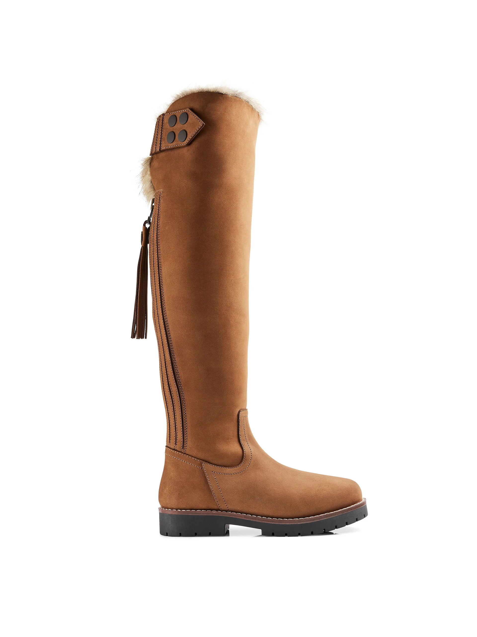 Over the knee deals fur lined boots