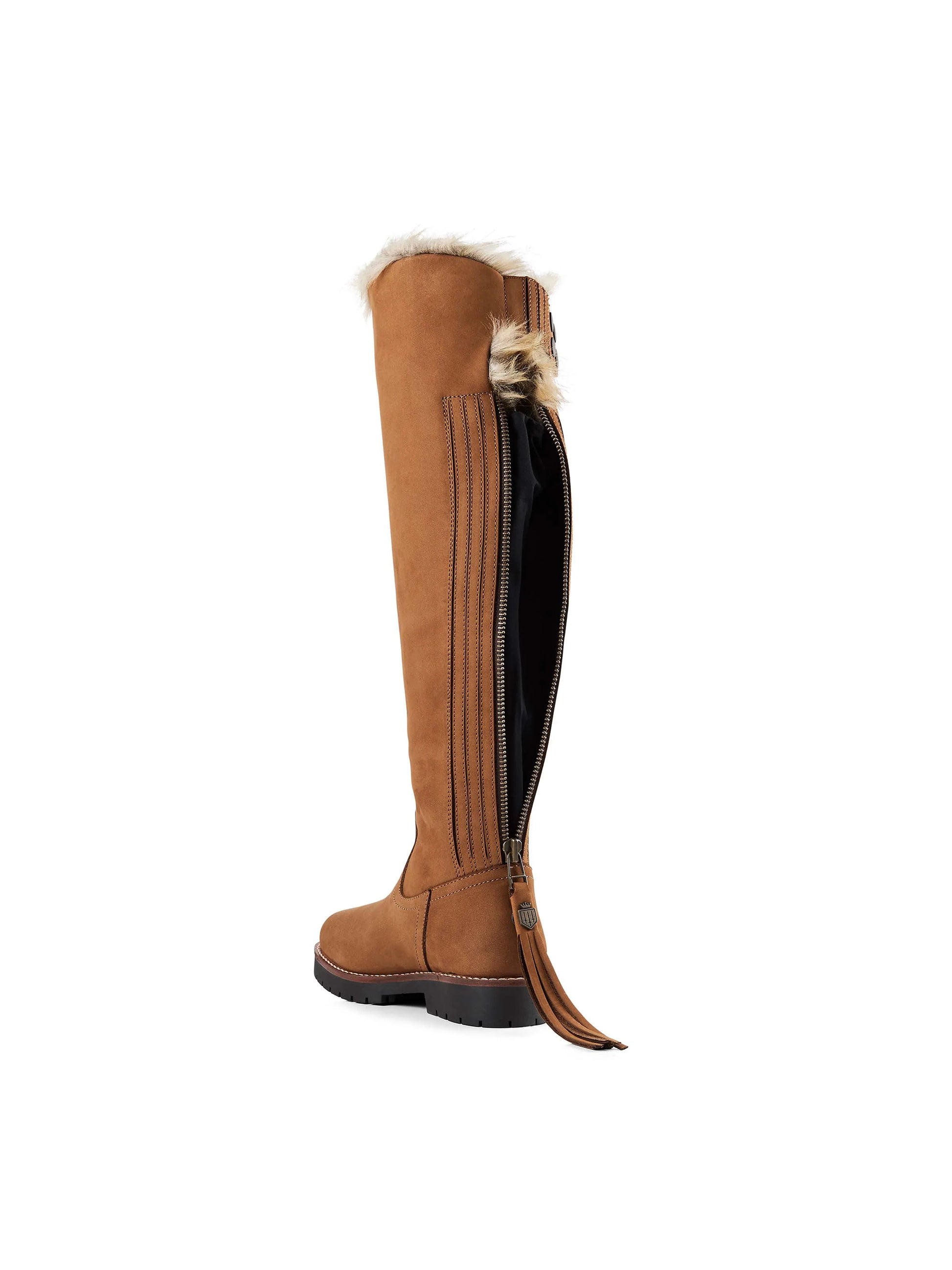 The Over The Knee Verbier Boot Cognac